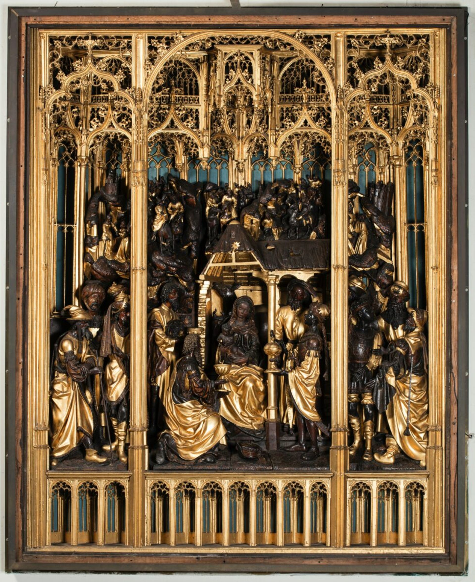 Le retable de l’Adoration des Rois Mages, à San Nazaro Maggiore, à Milan.