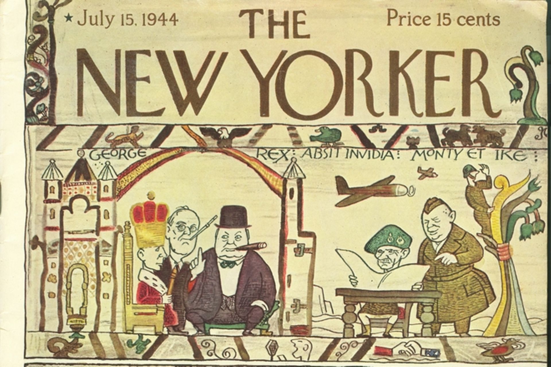 Caricature du New Yorker - 15 juillet 1945