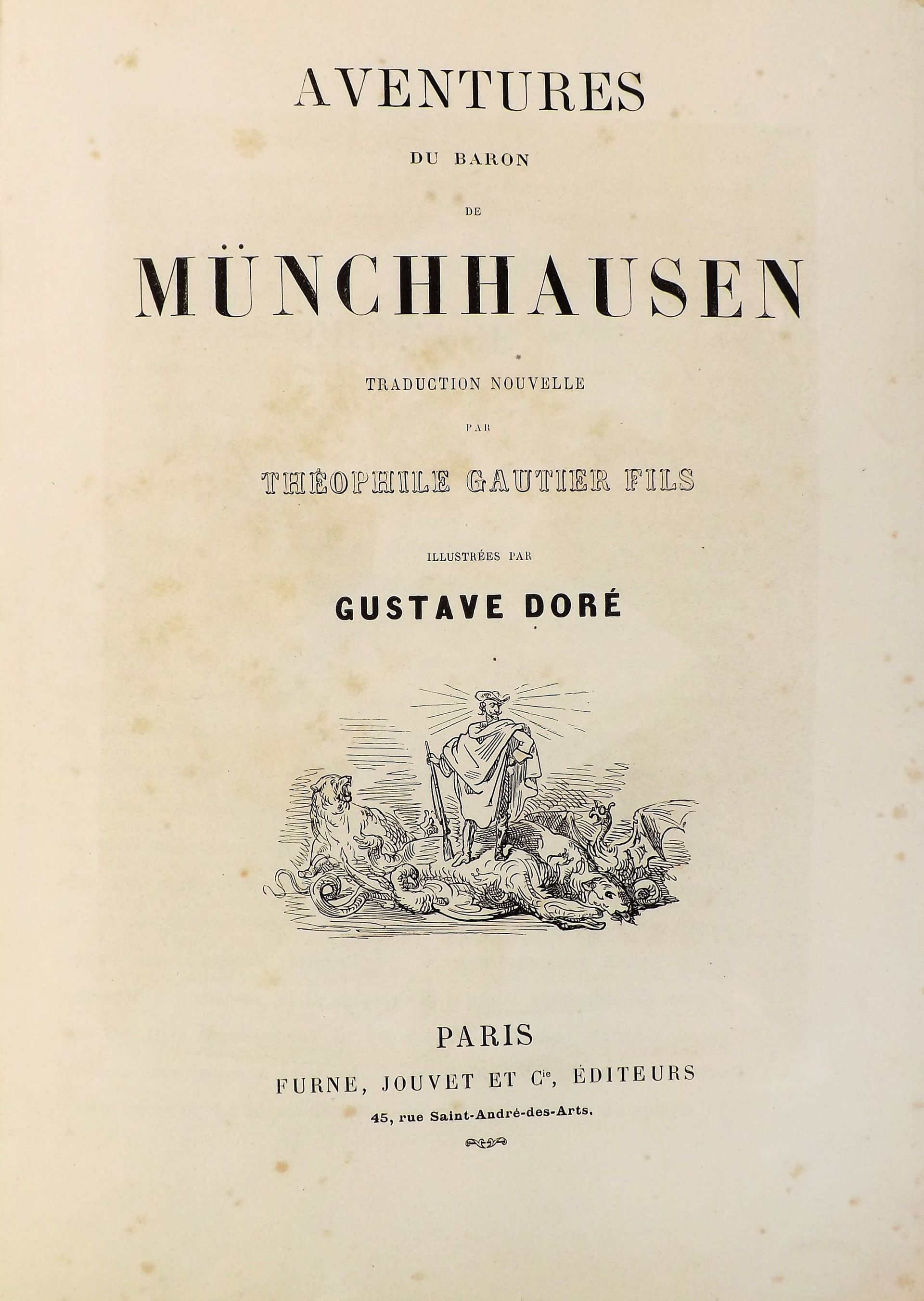 « Aventures du baron de Münschausen », Théophile Gautier.