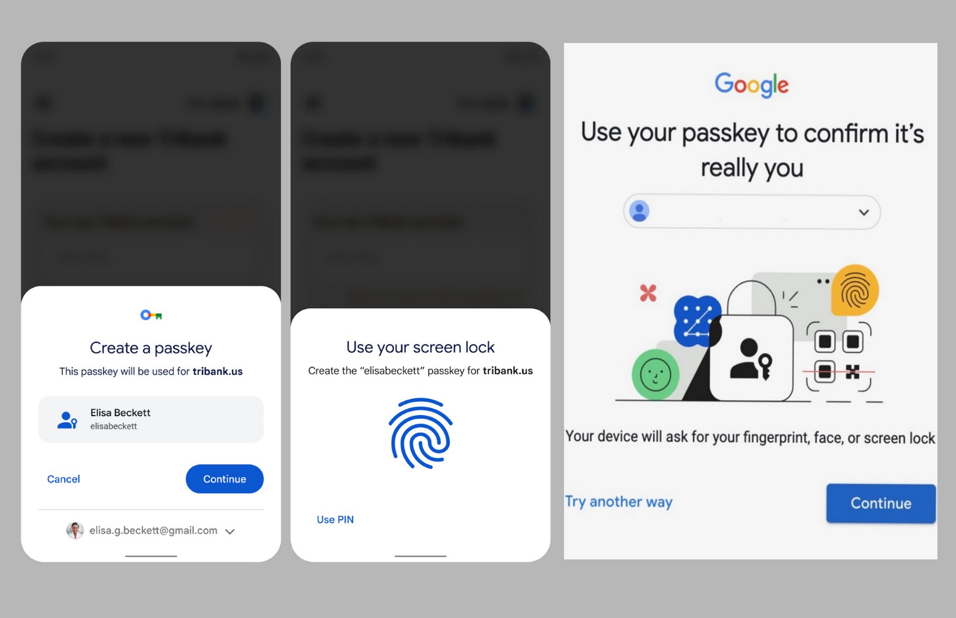 Configurer une clé d'accès (passkey) sur votre compte Google 
