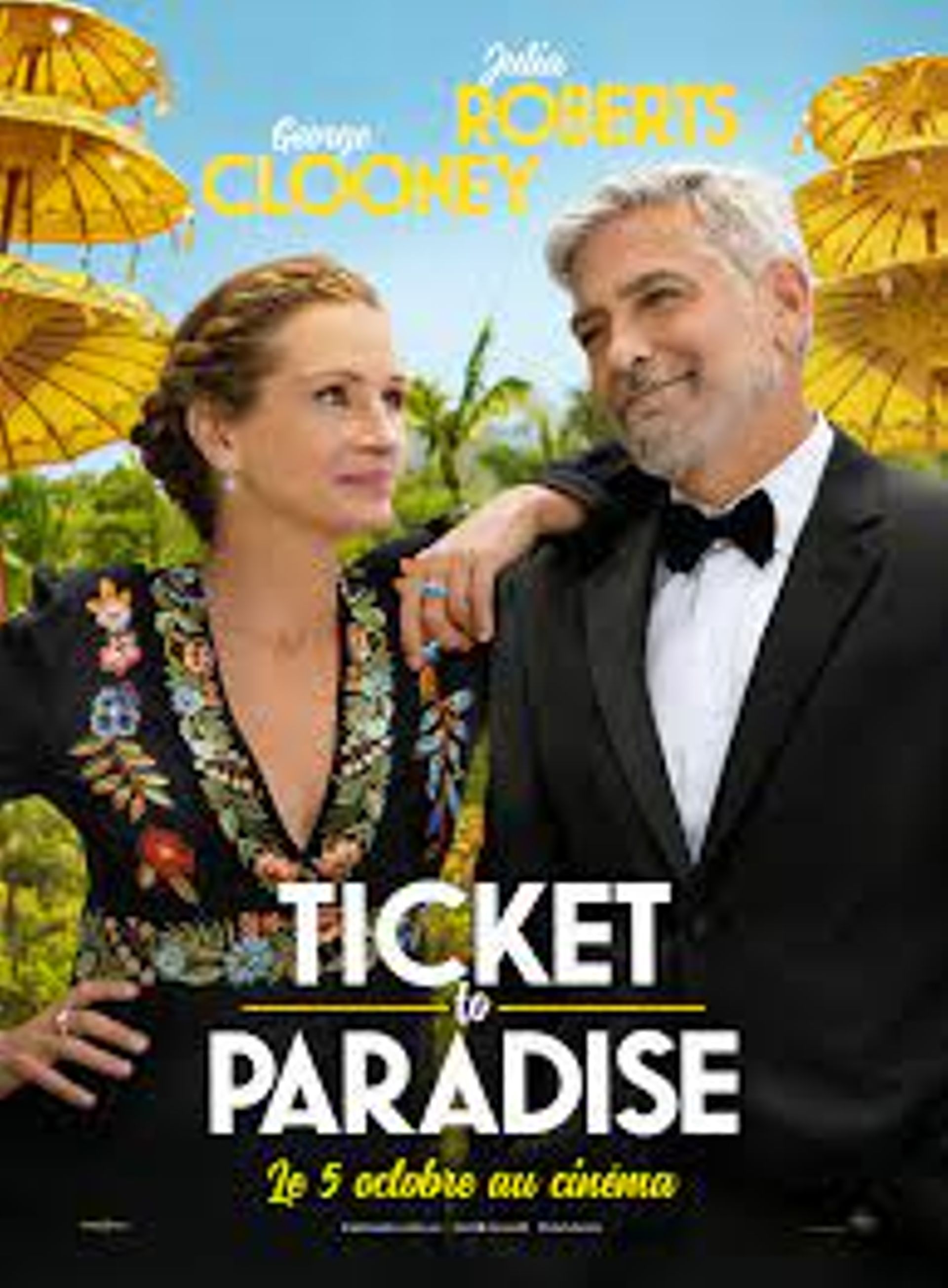 Affiche de "Ticket to paradise"