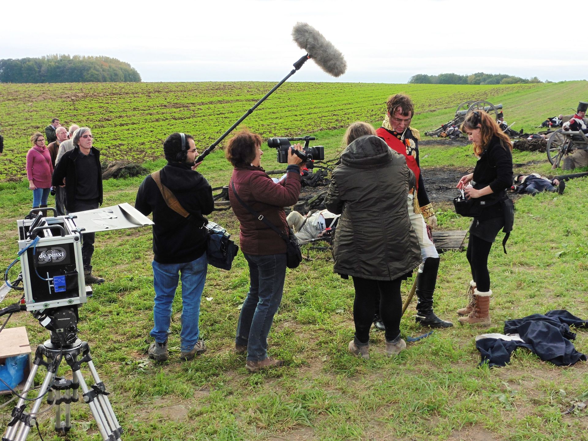 Making of du film de Gerard Corbiau sur Waterloo