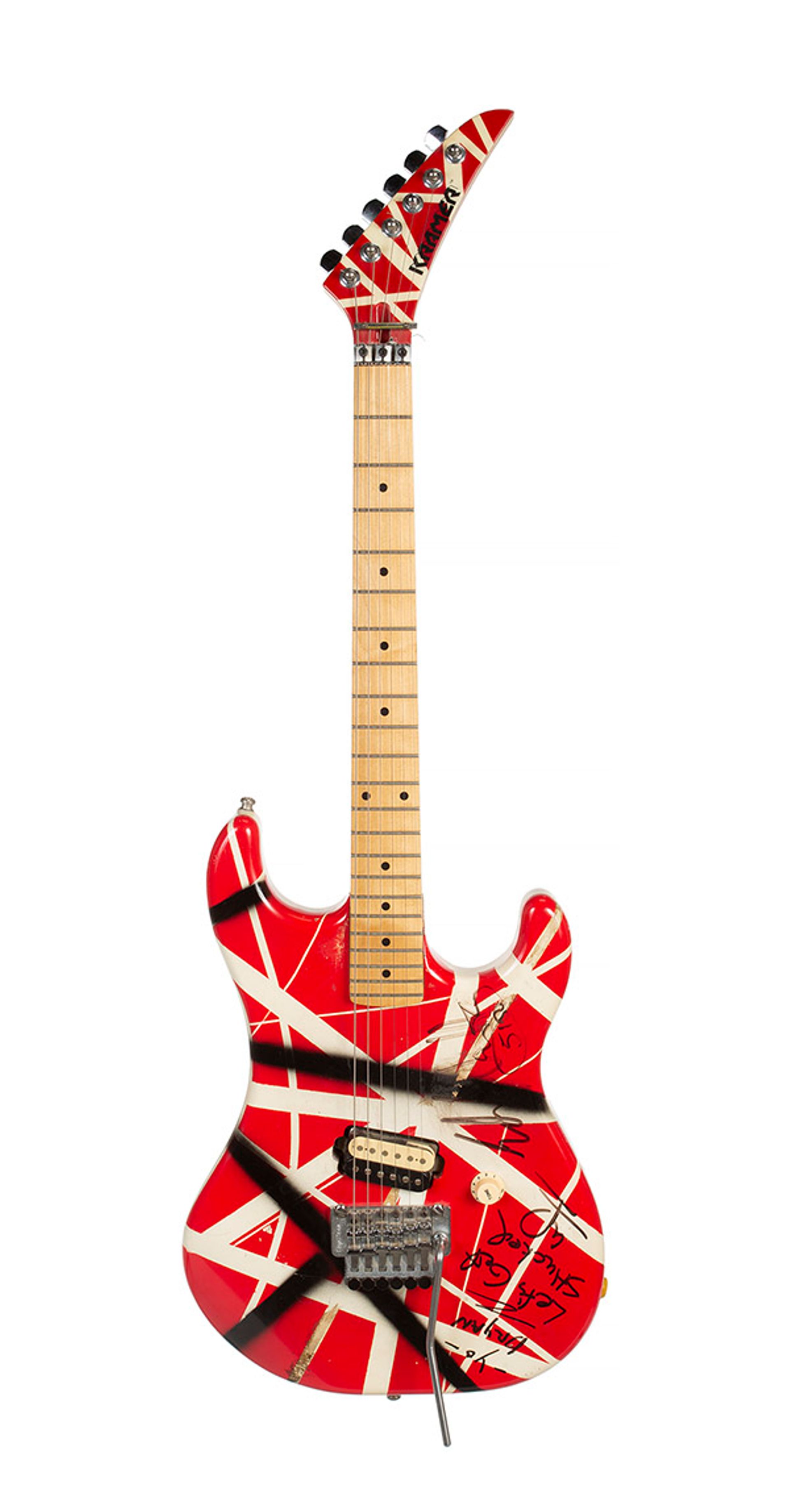 Deux guitares de Van Halen en vente