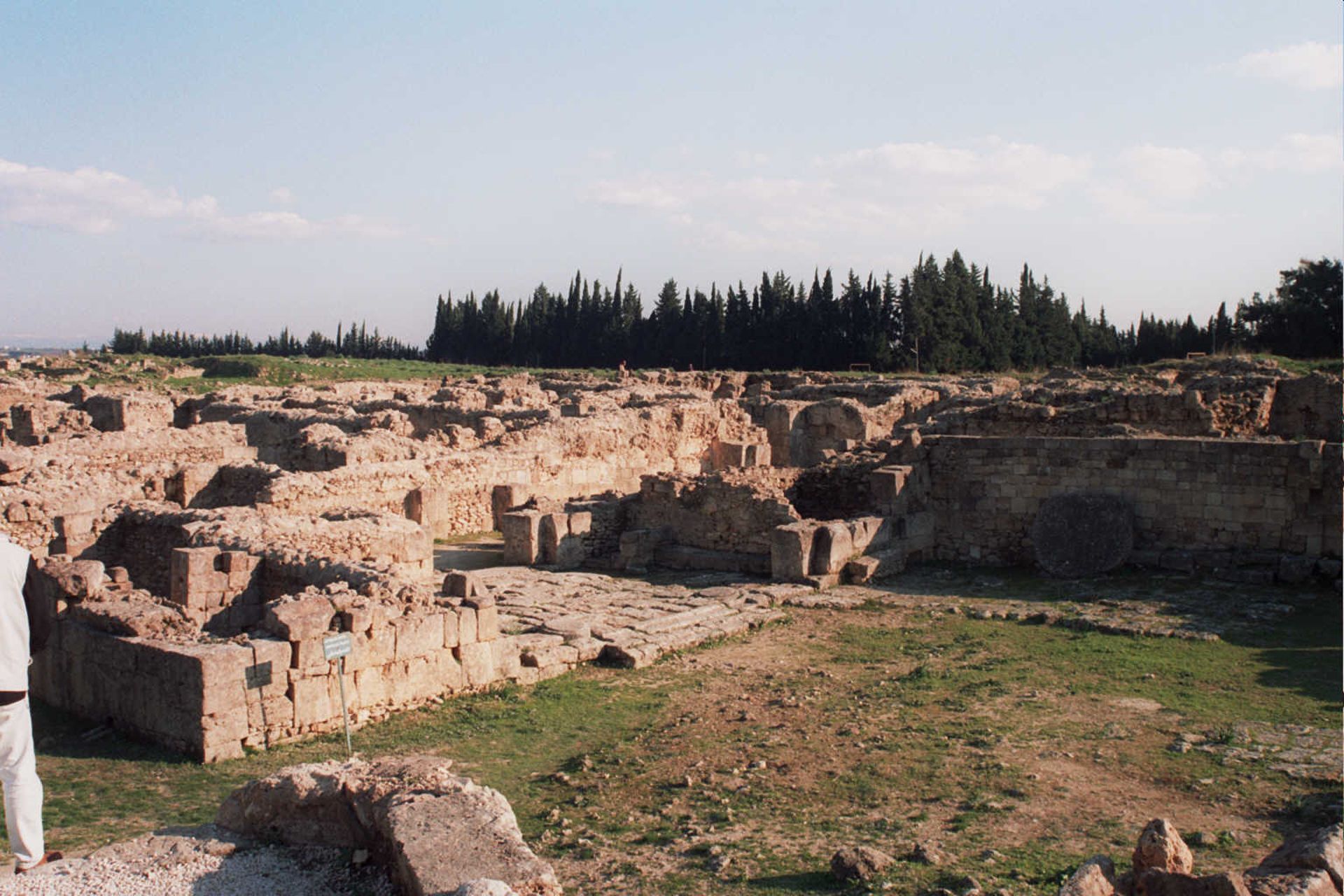 Ruines du palais royal de la cité d'Ougarit