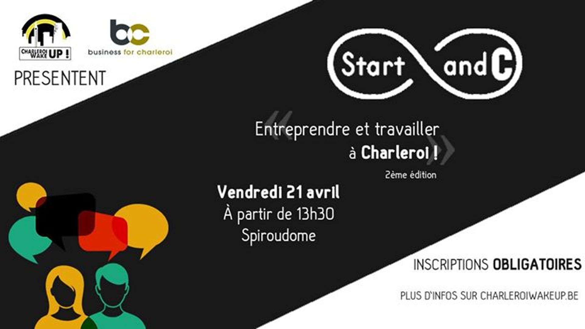 Participez gratuitement à 'Entreprendre et travailler à Charleroi'