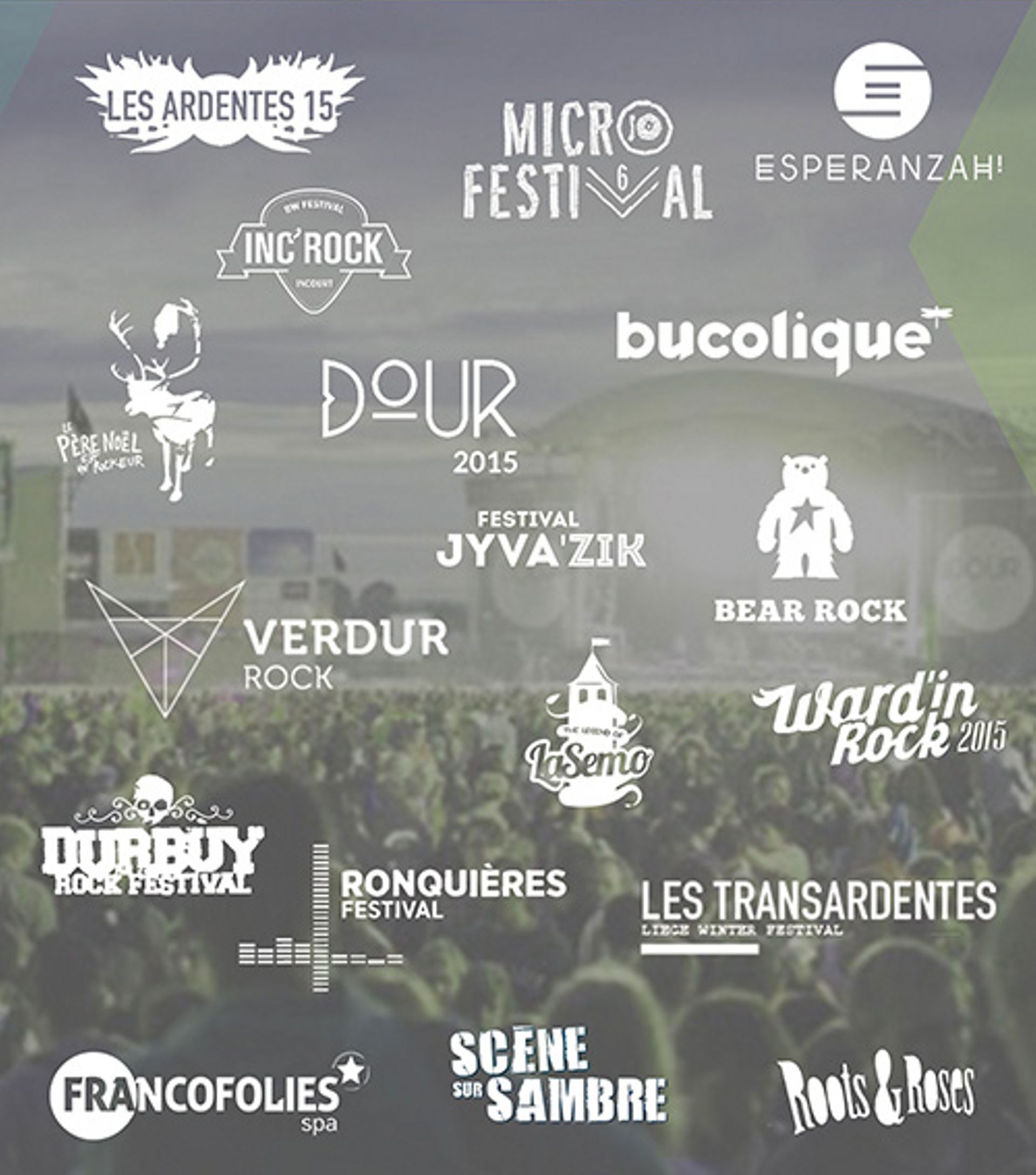 18 festivals partenaires