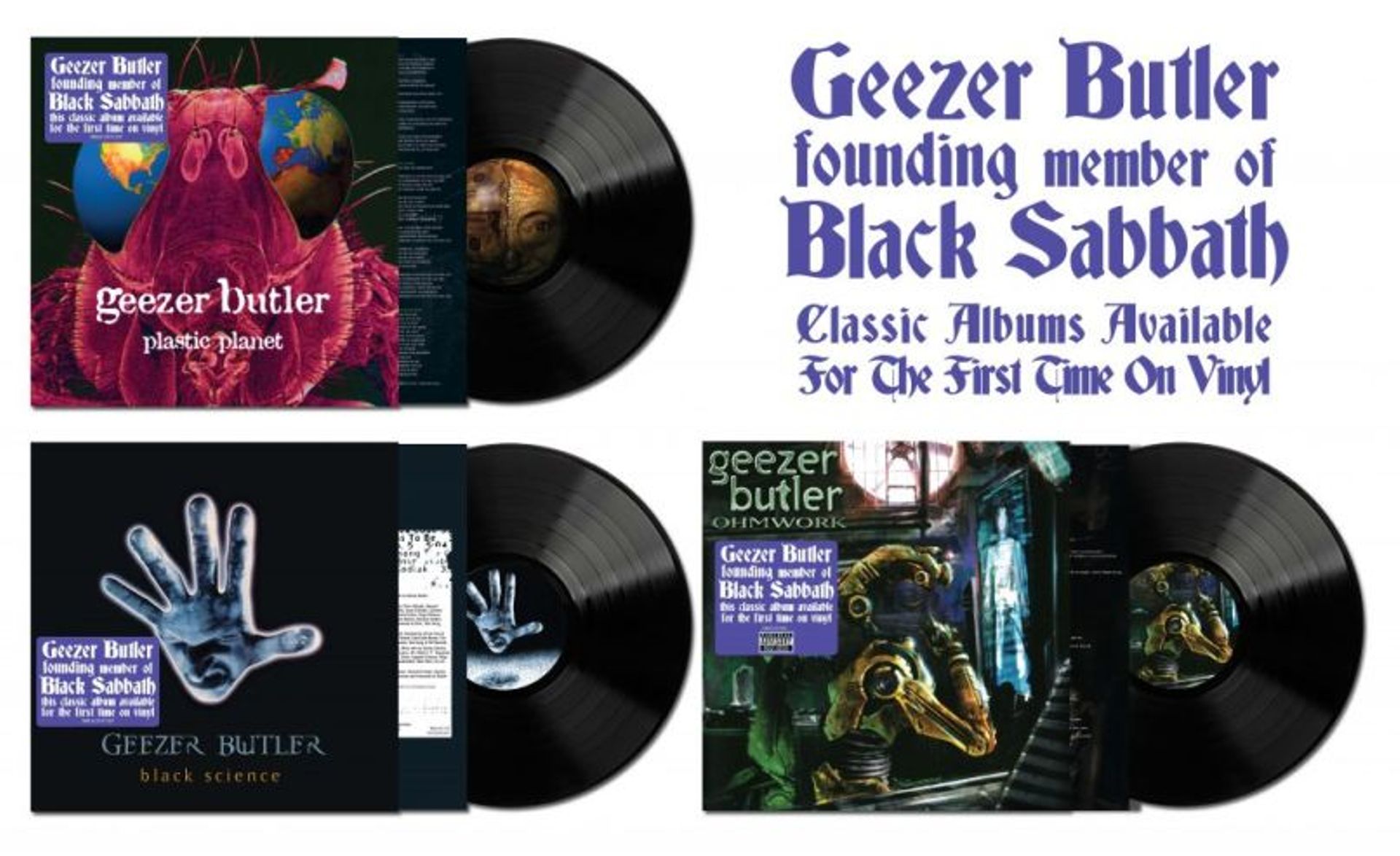 Geezer Butler de Black Sabbath réédite ses albums solo
