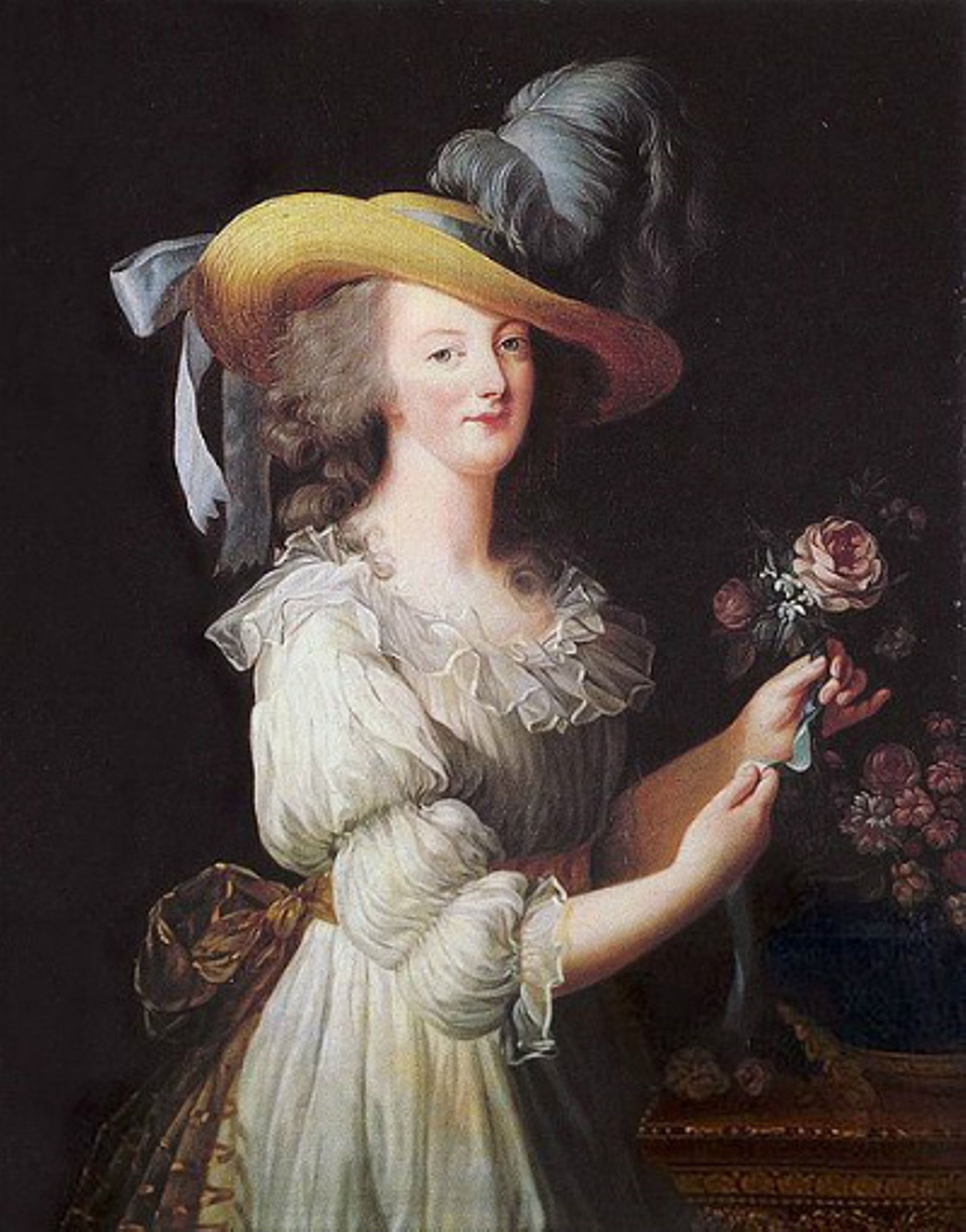 Marie-Antoinette en chemise (1783), par Louise Élisabeth Vigée-Le Brun