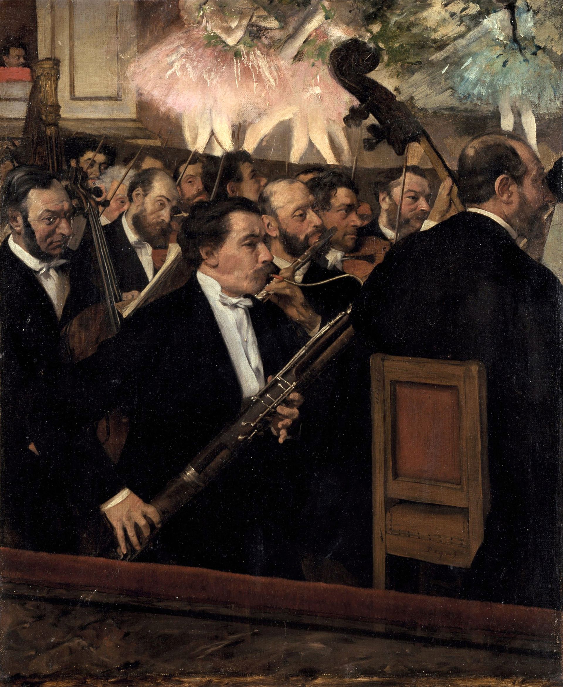 Edgar Degas - L'orchestre de l'opéra de Paris