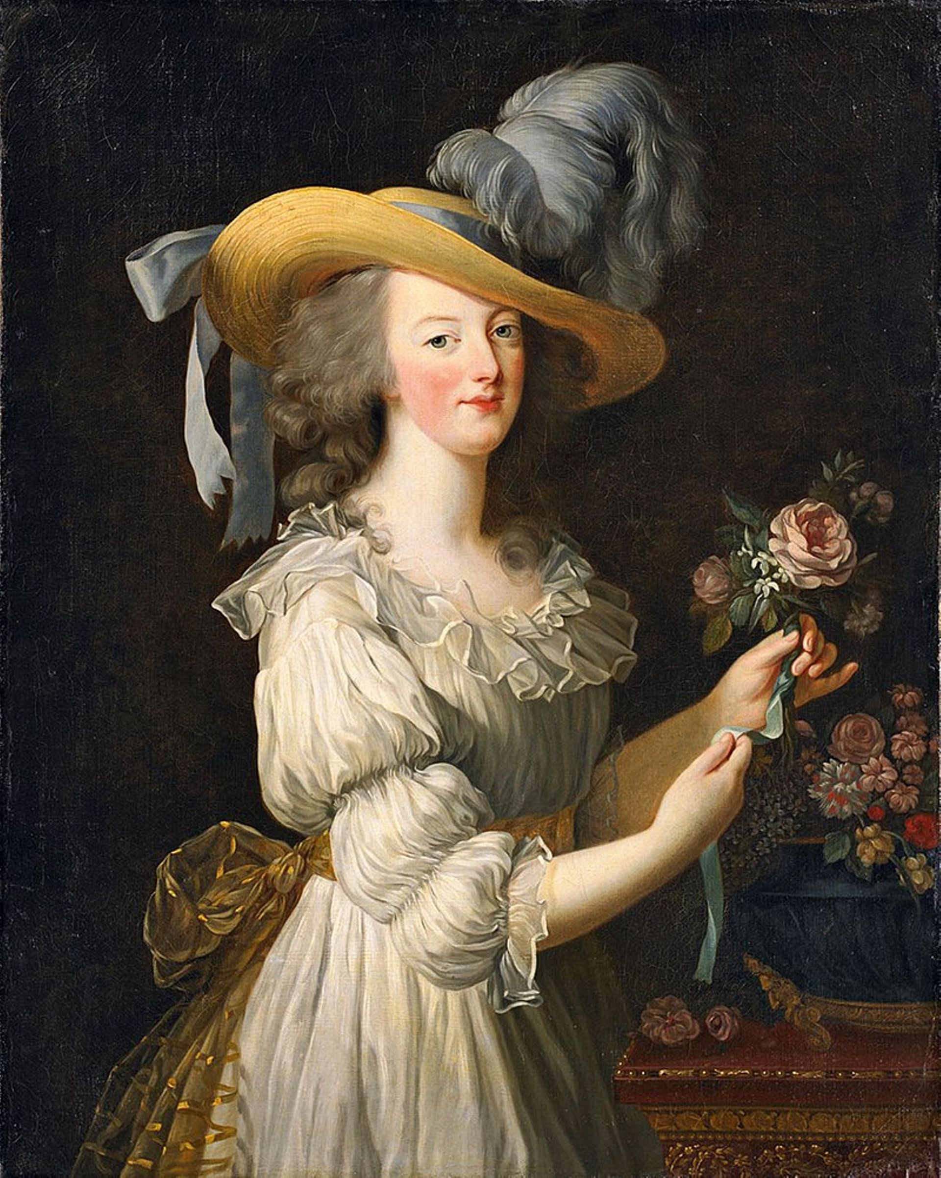 Portrait de Marie-Antoinette en gaule, Élisabeth Vigée-Lebrun, 1783