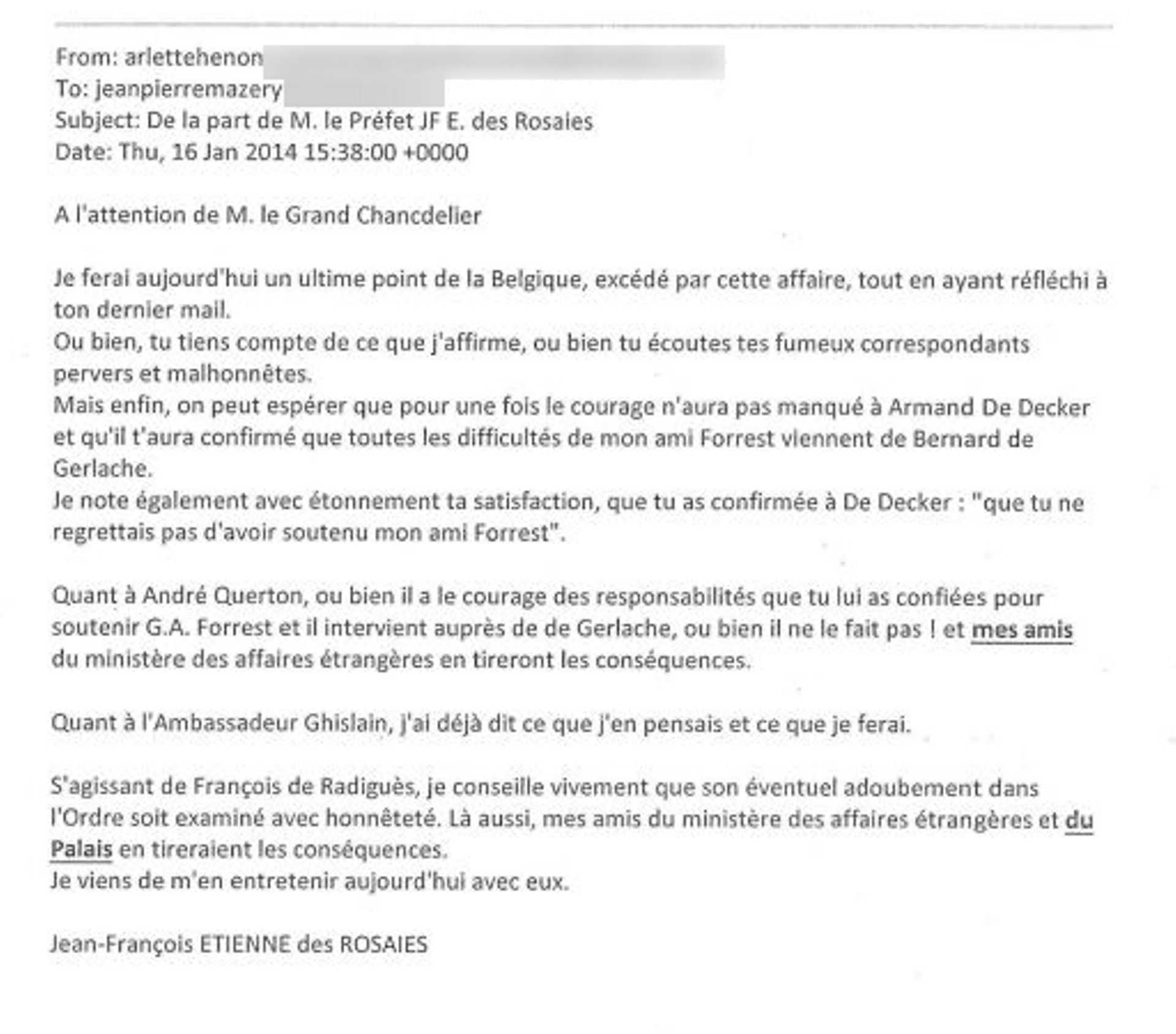 Kazakhgate: Jean-François Etienne des Rosaies, le connecteur de l'Ordre de Malte 