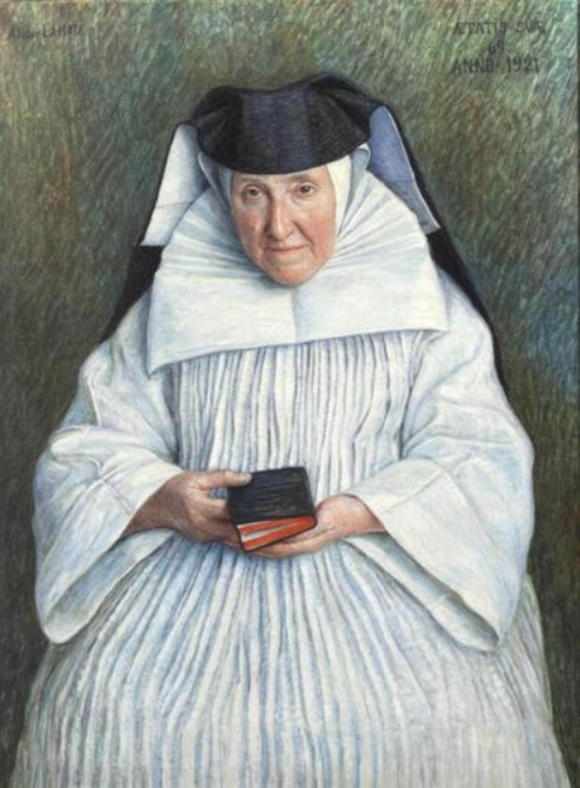 La Dame Prieure Marie-Rose Carouy, huile sur toile d’Alidor Lamote, 1921. Collections du Musée de l’hôpital Notre-Dame à la Rose.