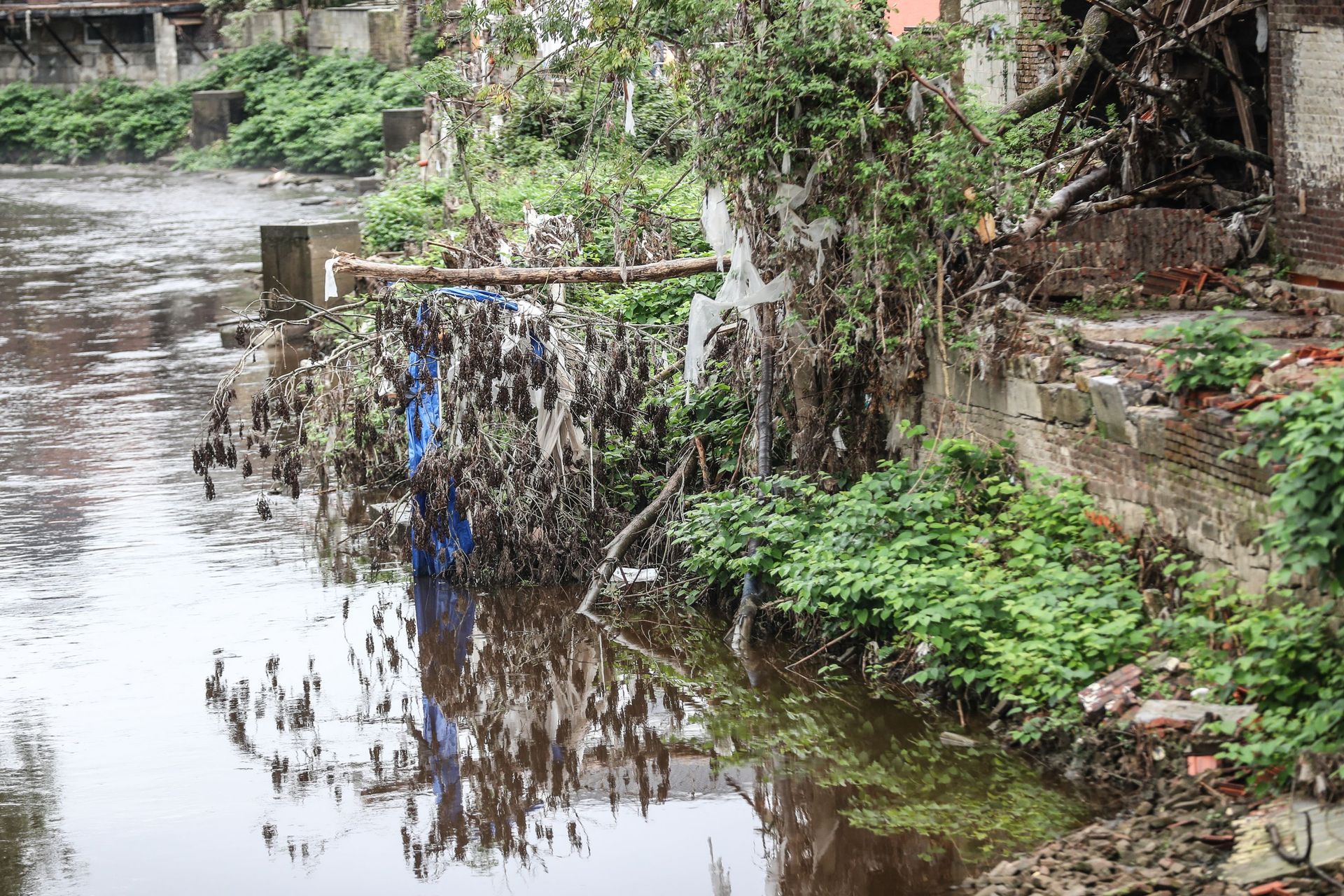 Après les inondations à Ensival