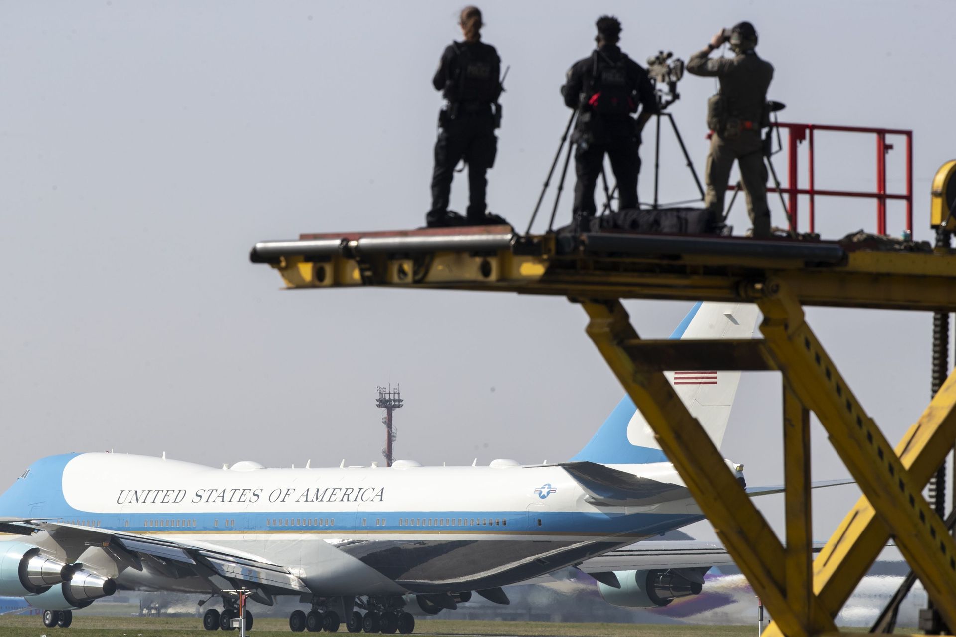En mars dernier, la Technical Support Team a mené des contrôles en première ligne sur Air Force One, l’avion du président américain Joe Biden.