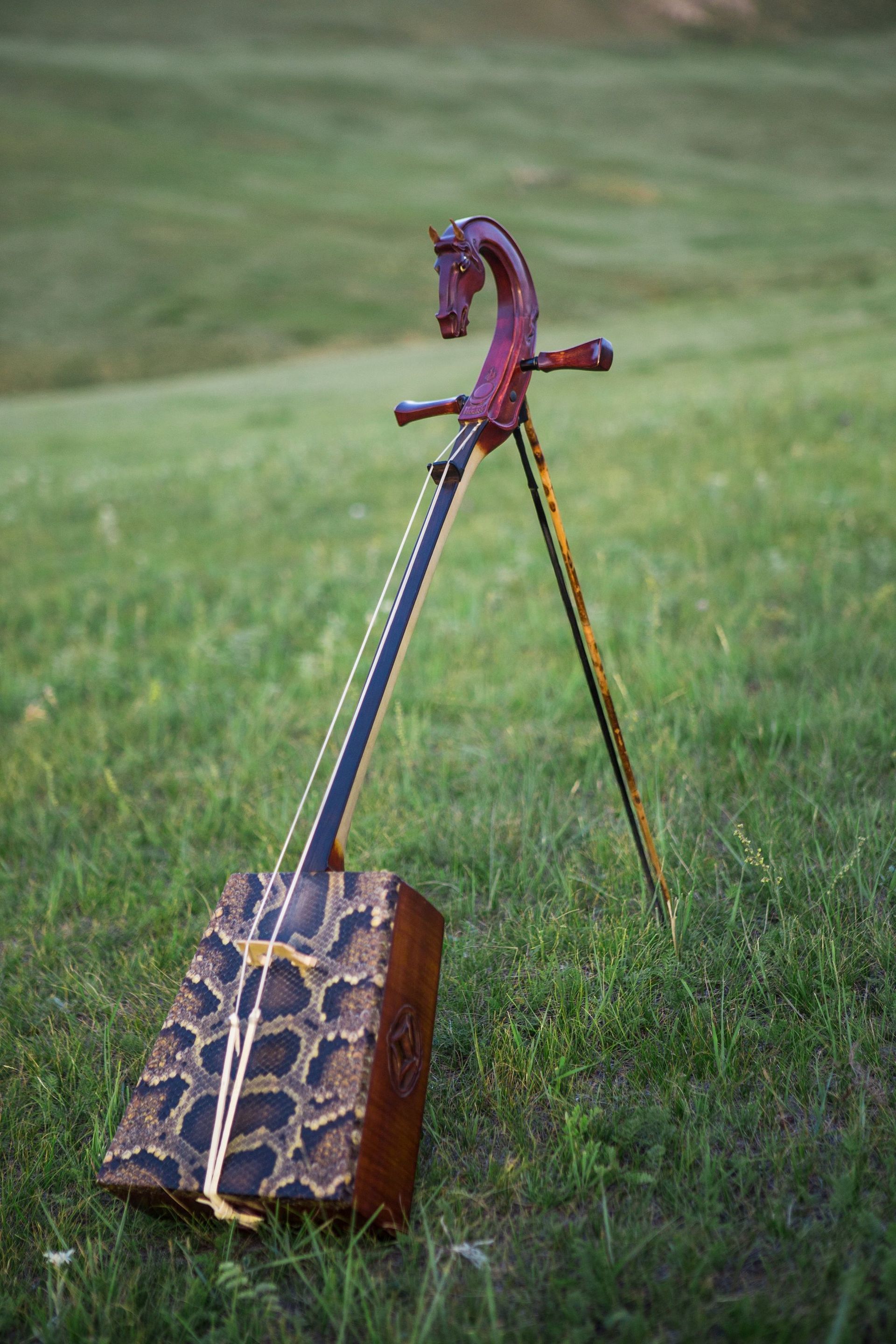 Morin khuur, ou la vièle-cheval, instrument mongole