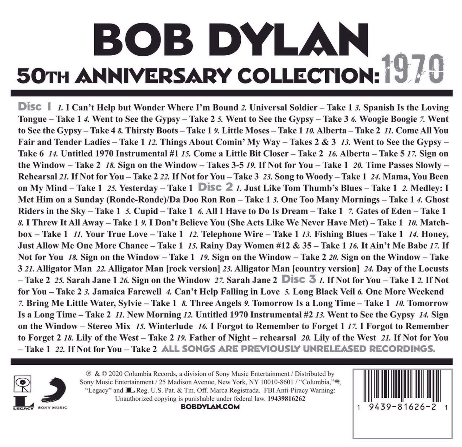 Bob Dylan sort une compilation en toute discrétion