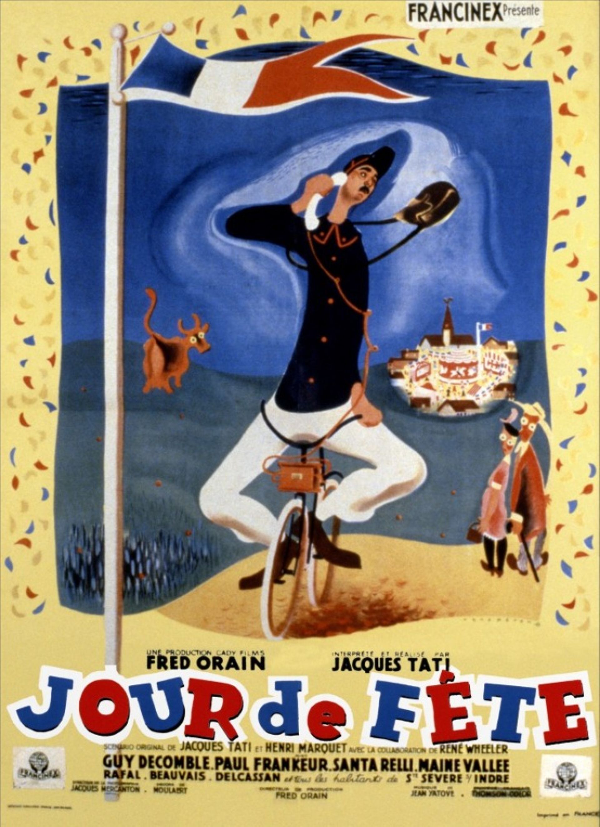 Jour de fête, le premier long-métrage de Jacques Tati