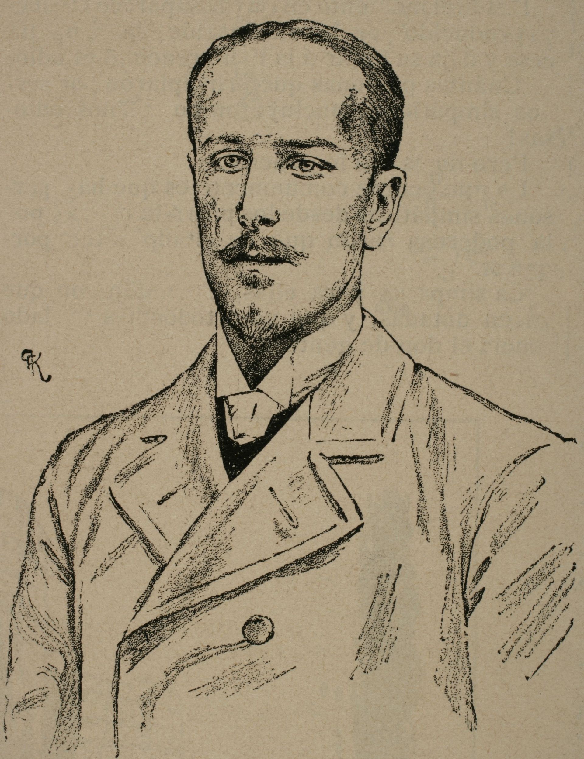 Autoportrait gravé (1891)