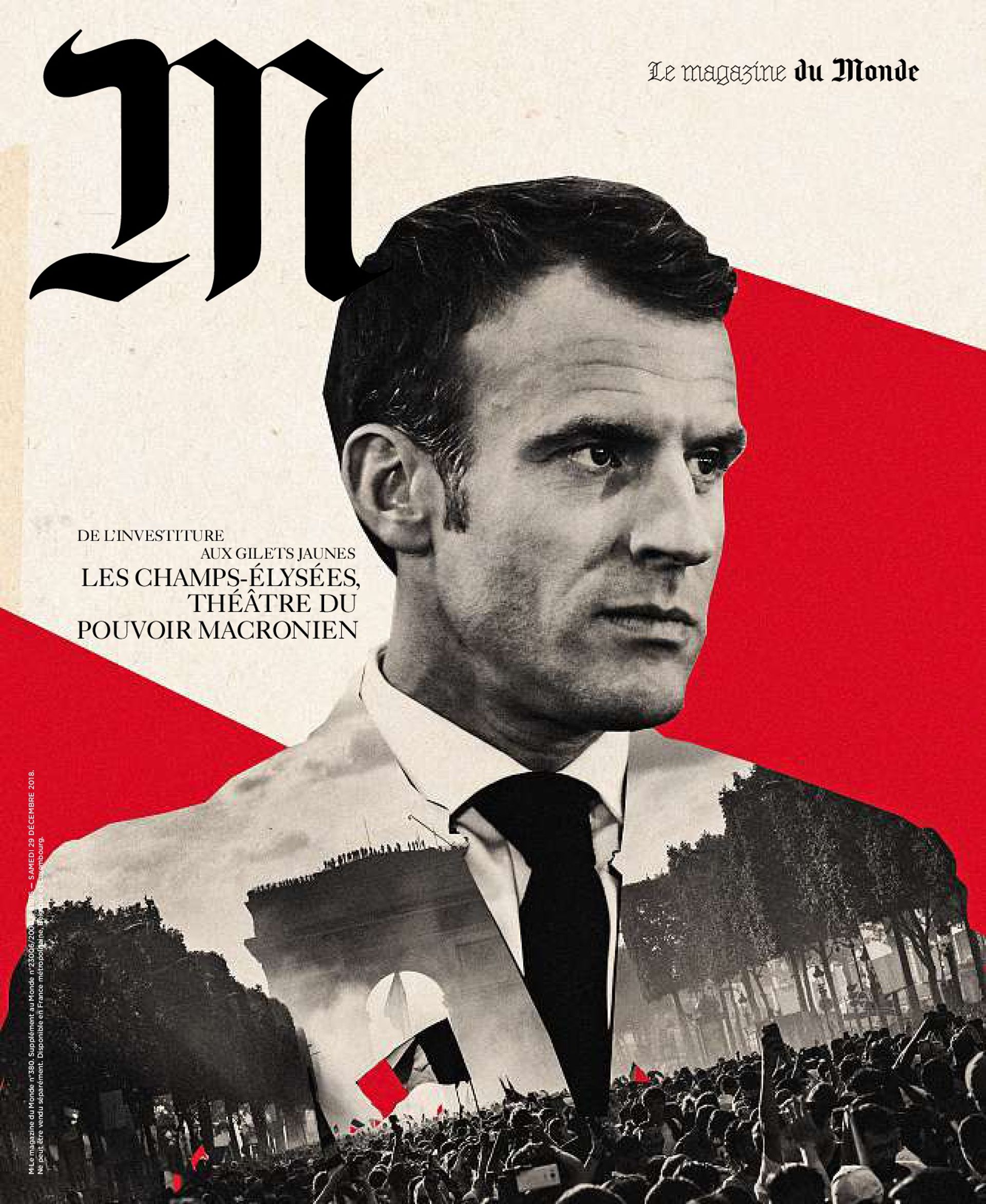 "Le Monde" a-t-il vraiment assimilé Emmanuel Macron à Adolf Hitler ? 