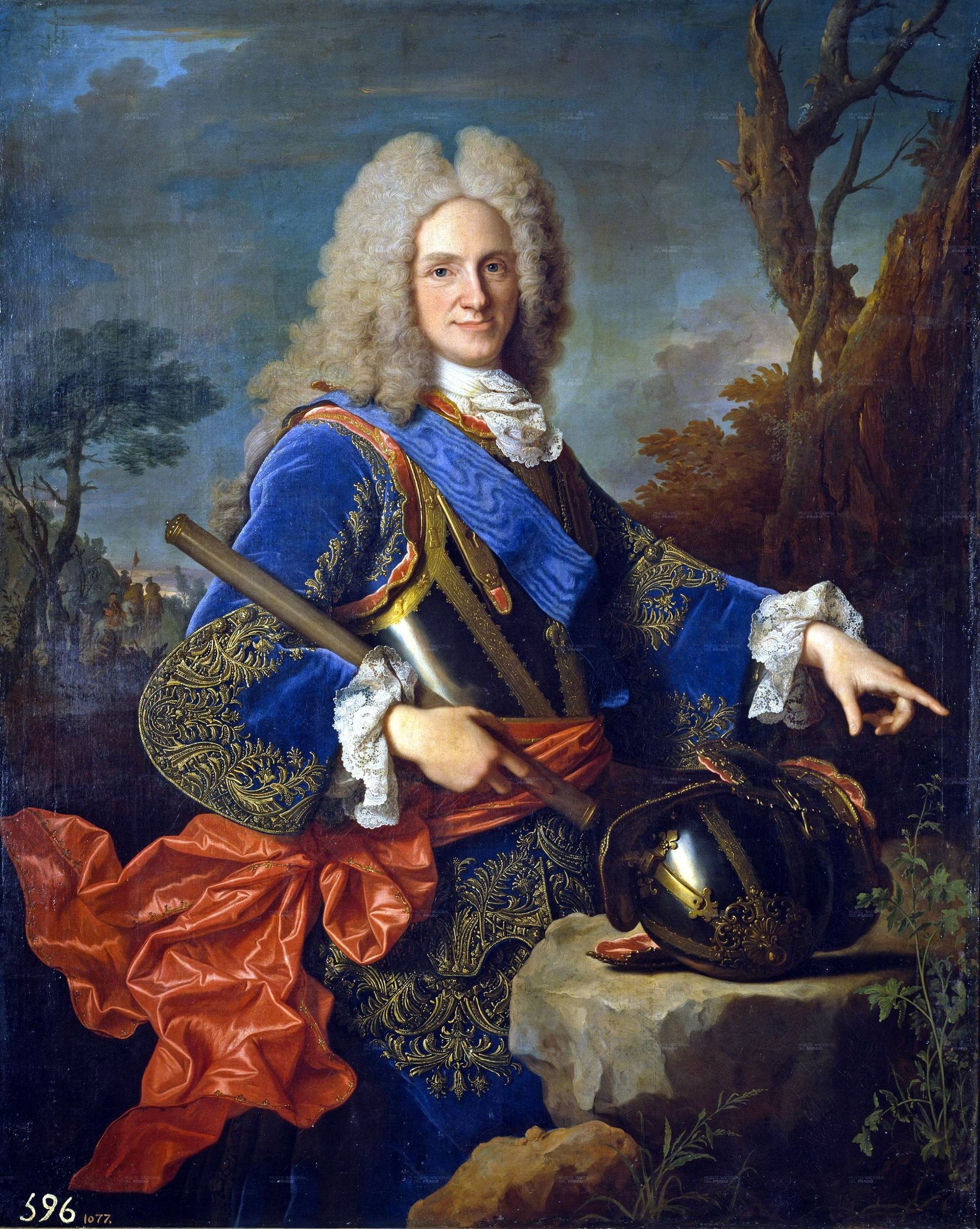 Portrait de Philippe V d’Espagne, par Jean Ranc, Musée du Prado, Madrid.