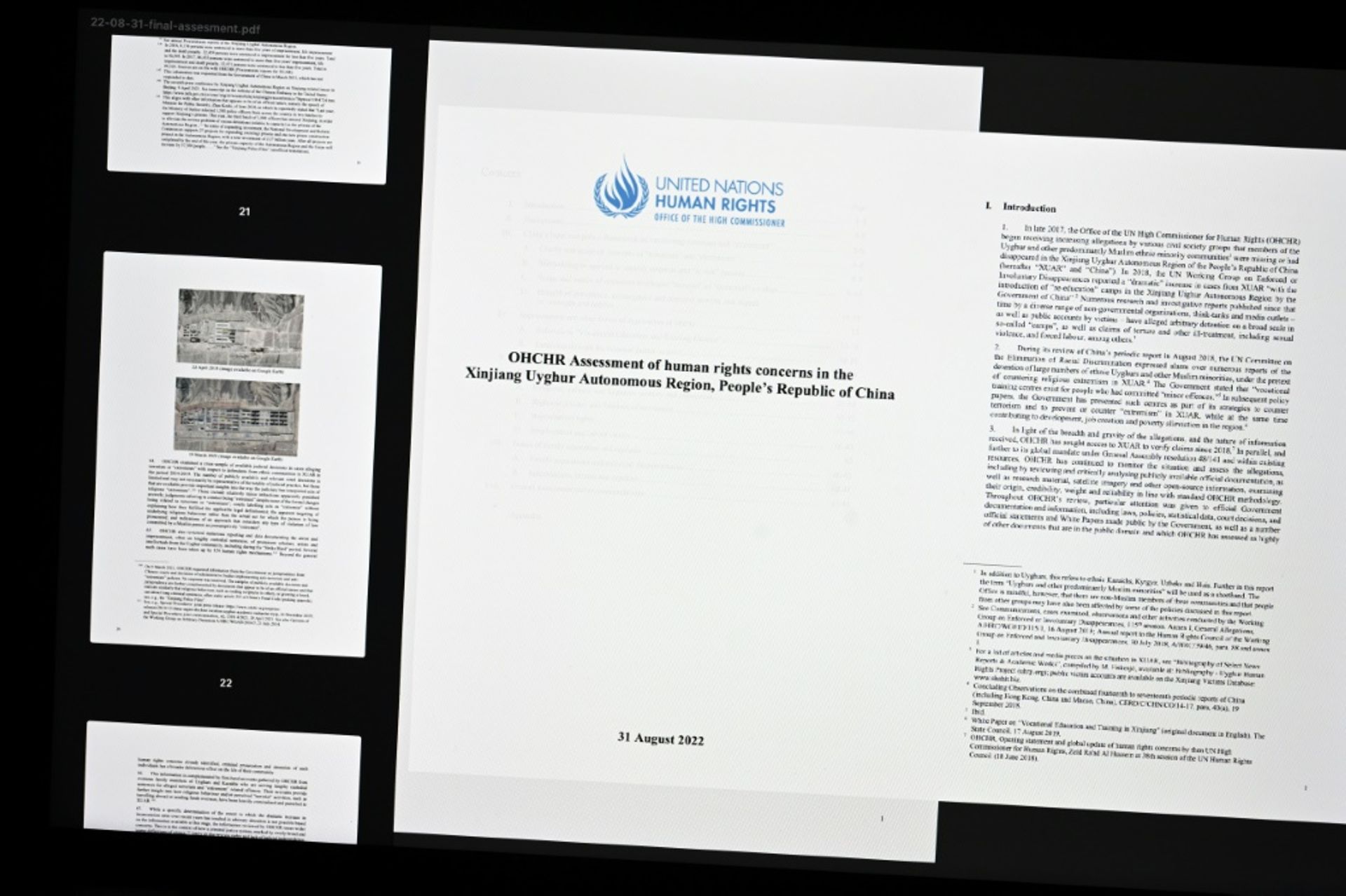 Droits De L Homme Et Ouighours En Chine Pekin Fustige Le Rapport Juge Politique De L Onu Rtbf Be