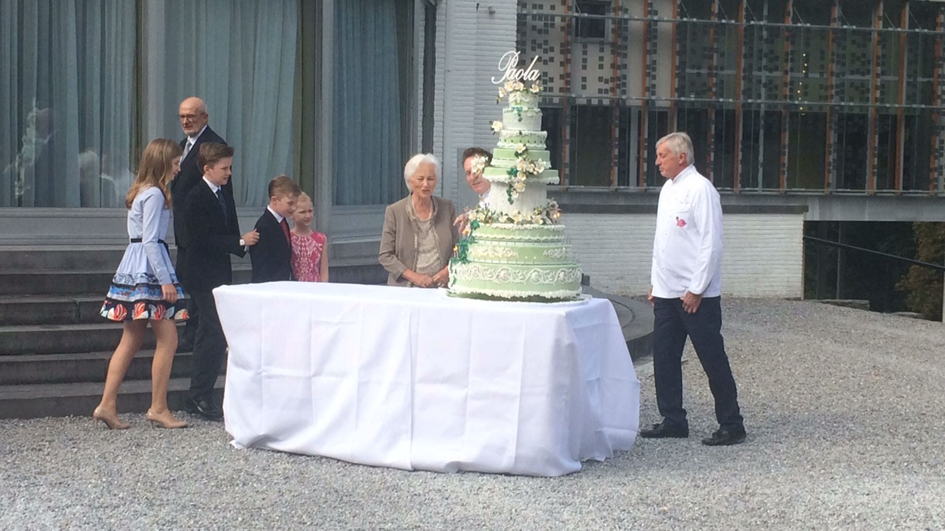 Le gâteau pour les 80 ans de la reine