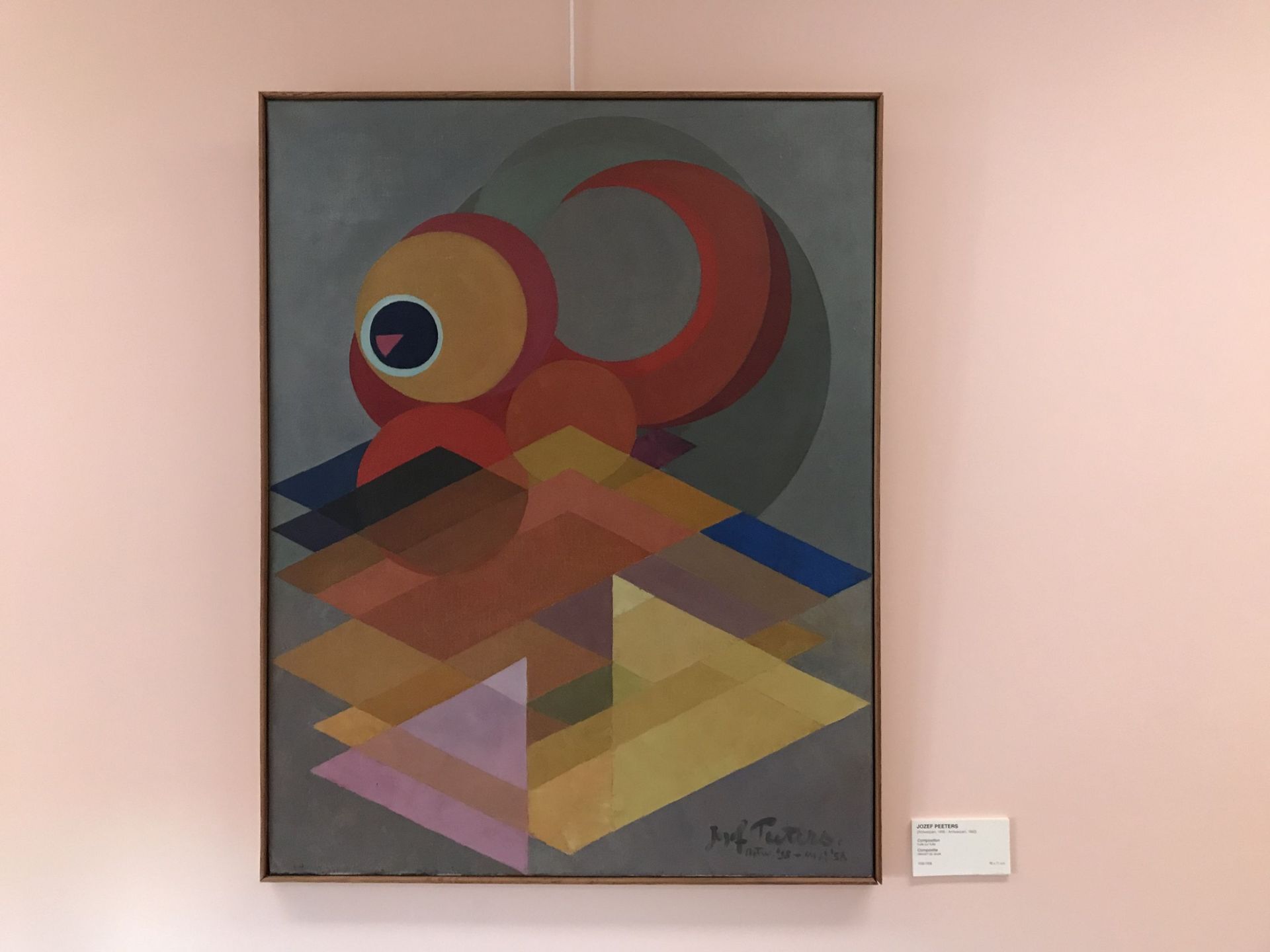 Jozef Peeters est une figure majeure de la première génération d'artistes abstraits en Belgique  
