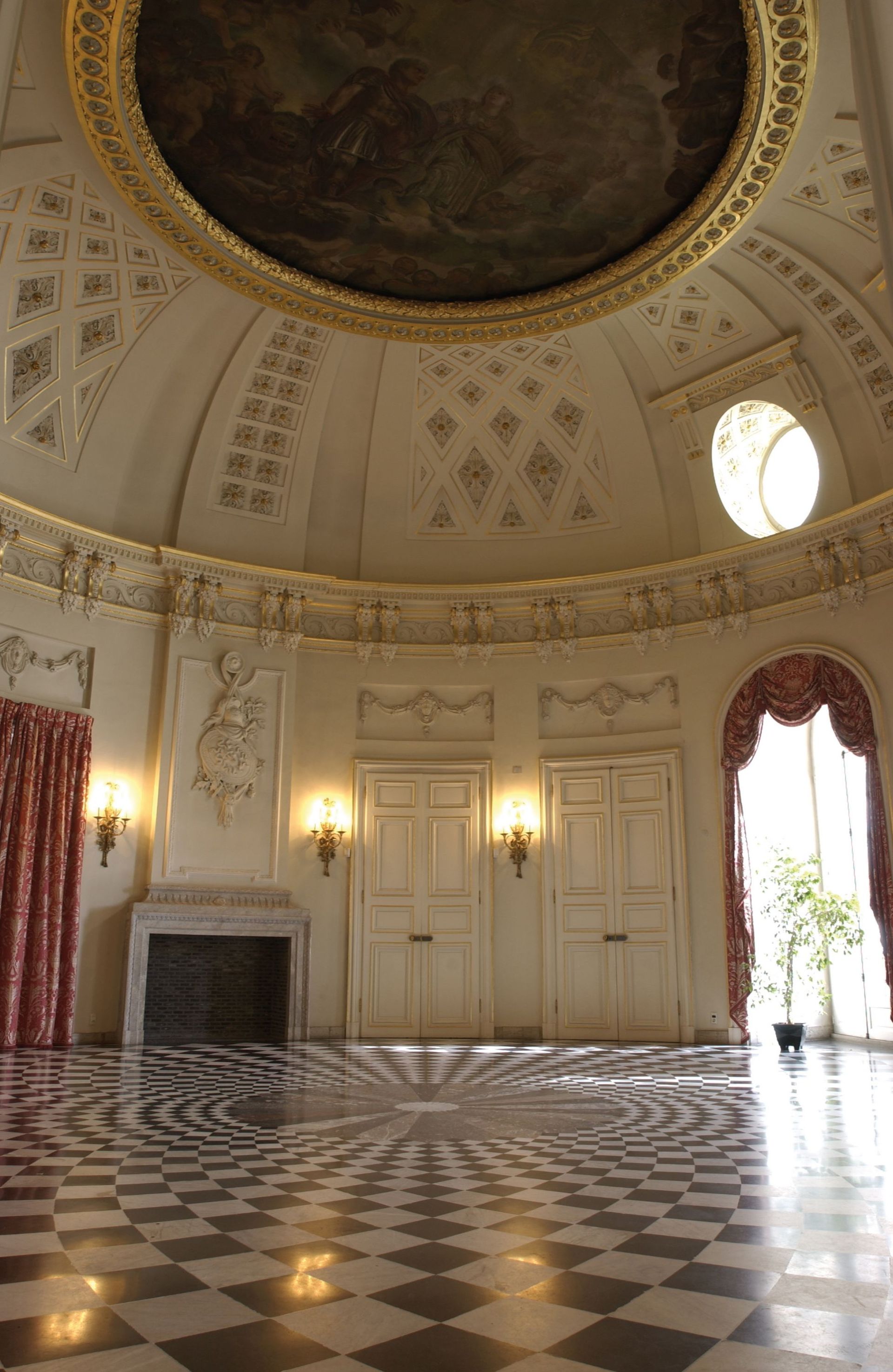 Palais de Charles de Lorraine, la Rotonde. Palais de Charles de Lorraine/KBR Brussels.