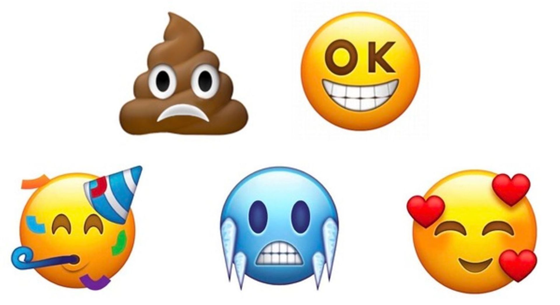 Les nouveaux emojis pour 2018.