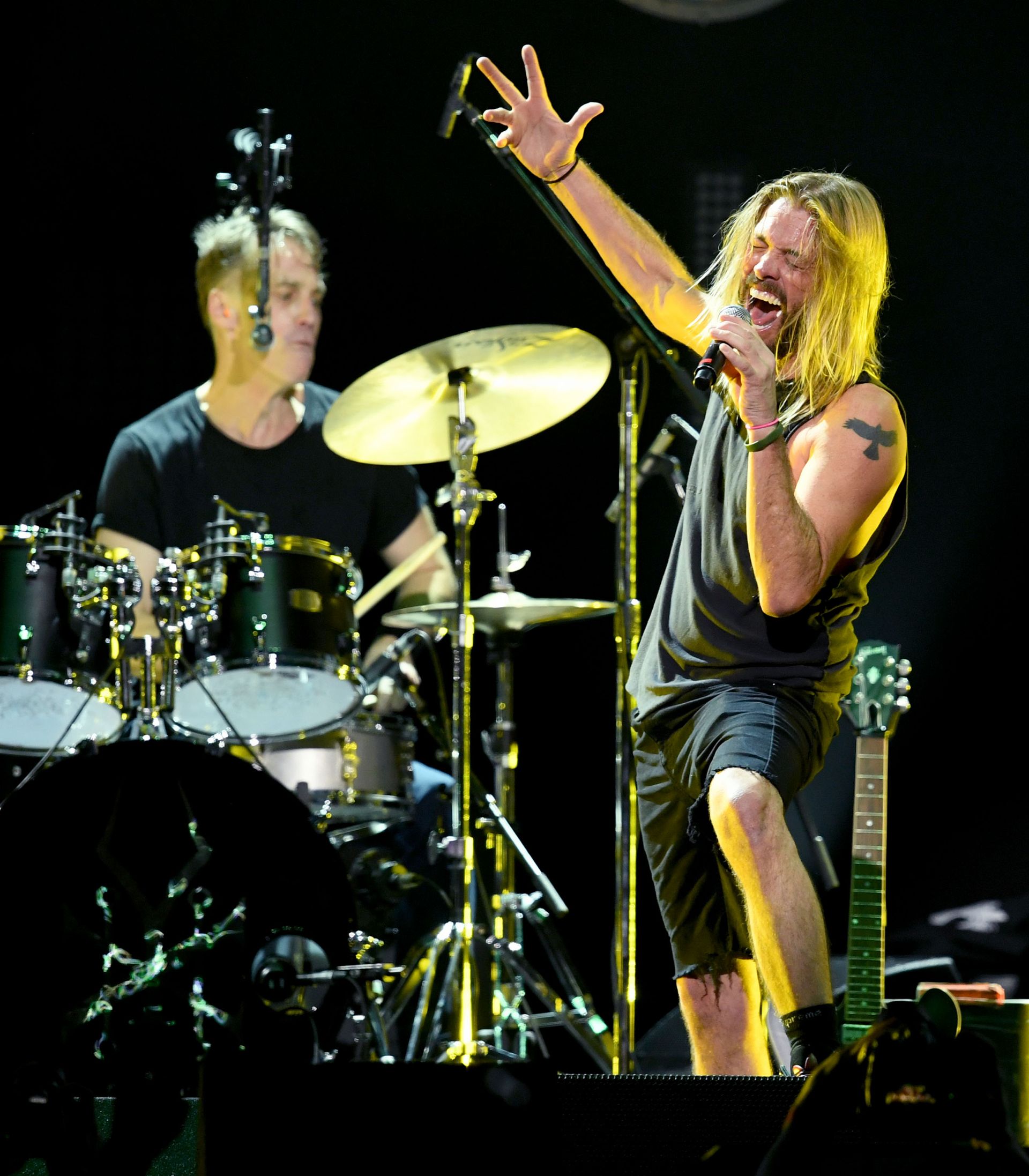 Matt Cameron de Pearl Jam et Taylor Hawkins des Foo Fighters