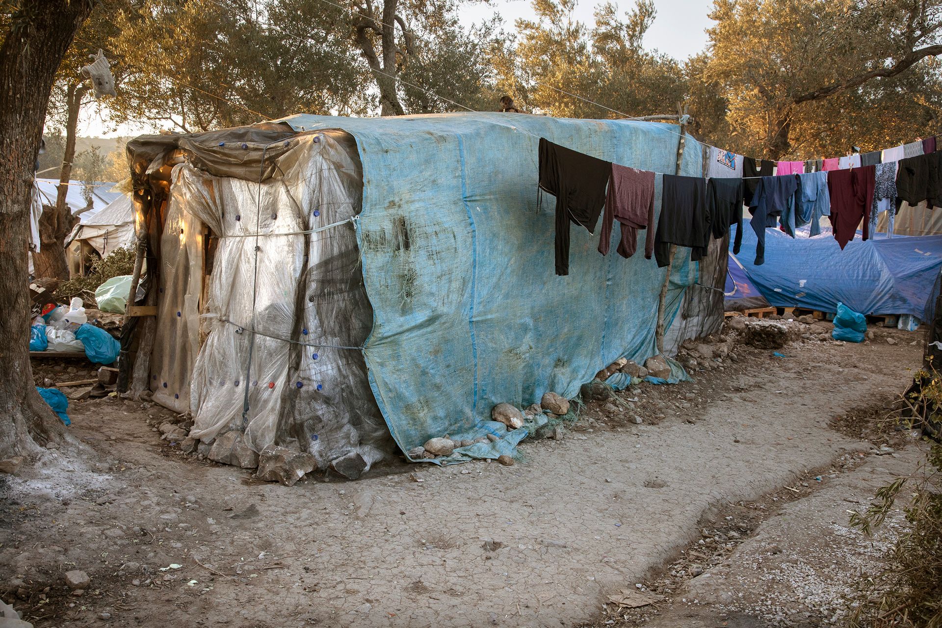 Camp de Moria, Lebos, janvier 2020