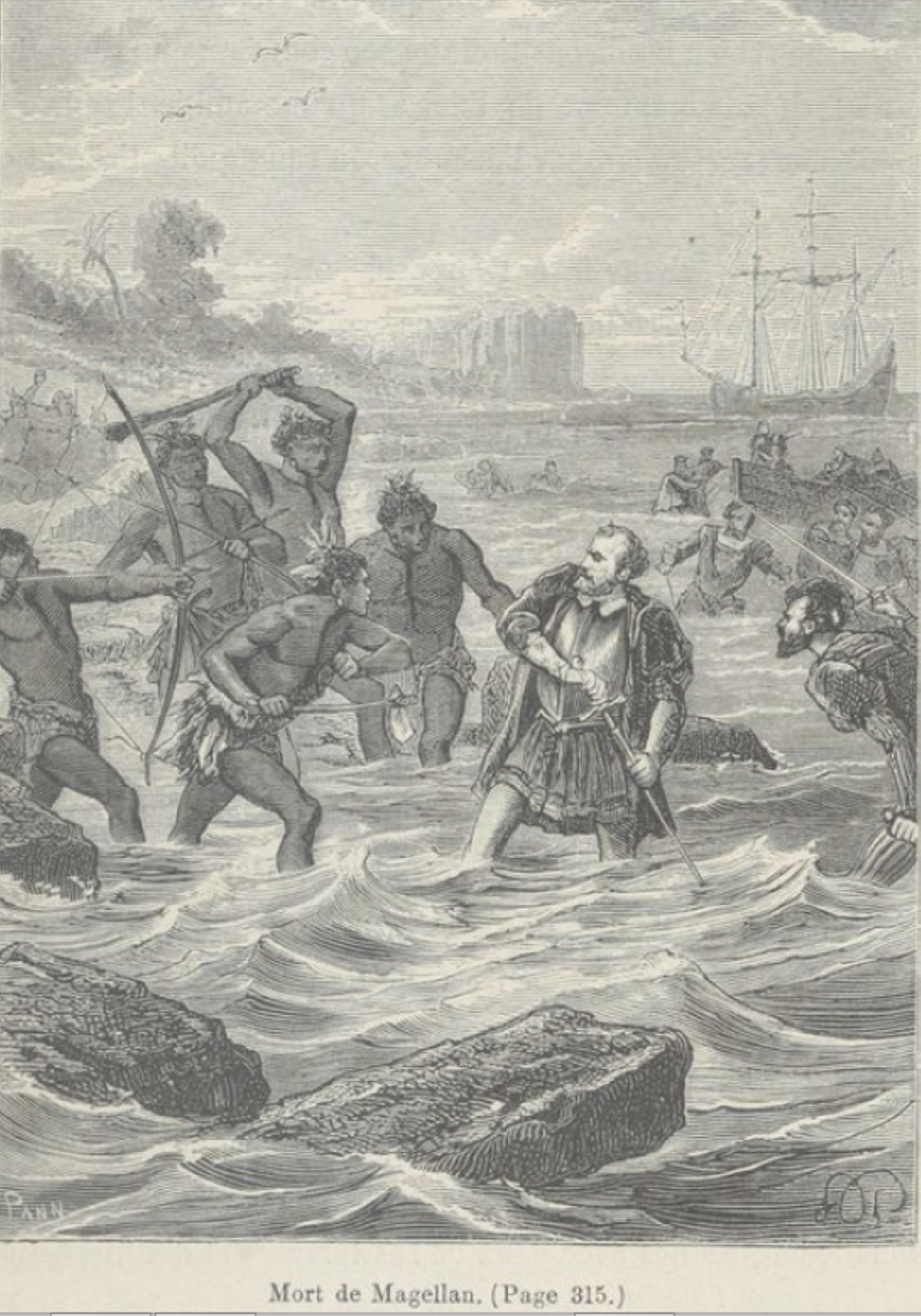 Illustration des Grands voyages et les grands voyageurs. Découverte de la terre, [1re-2e parties] par Jules Vernes
