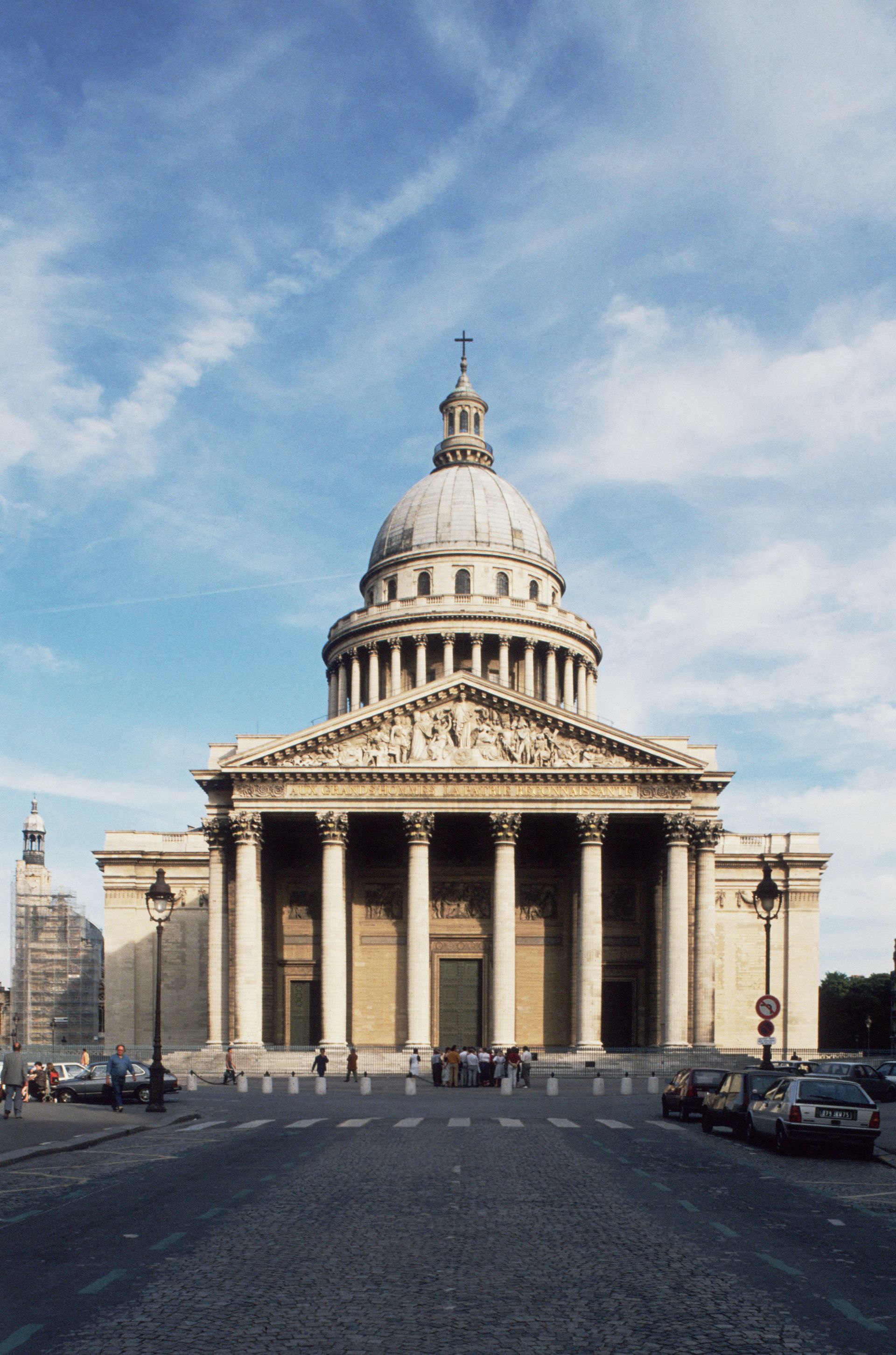 La facade du Panthéon