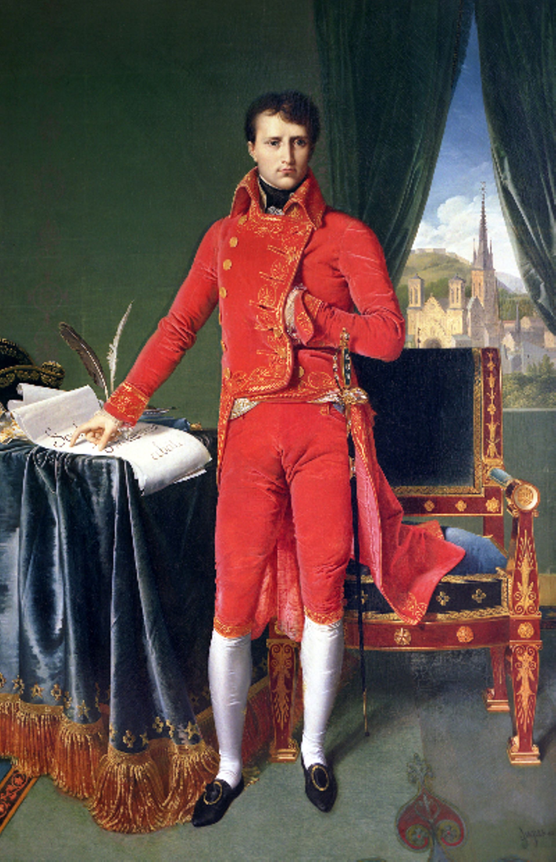 "Napoléon Bonaparte, premier consul" par Ingres