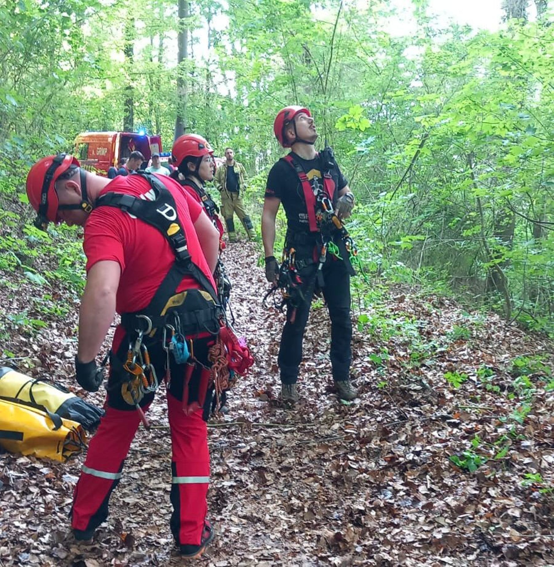 Pompiers du Grimp en intervention