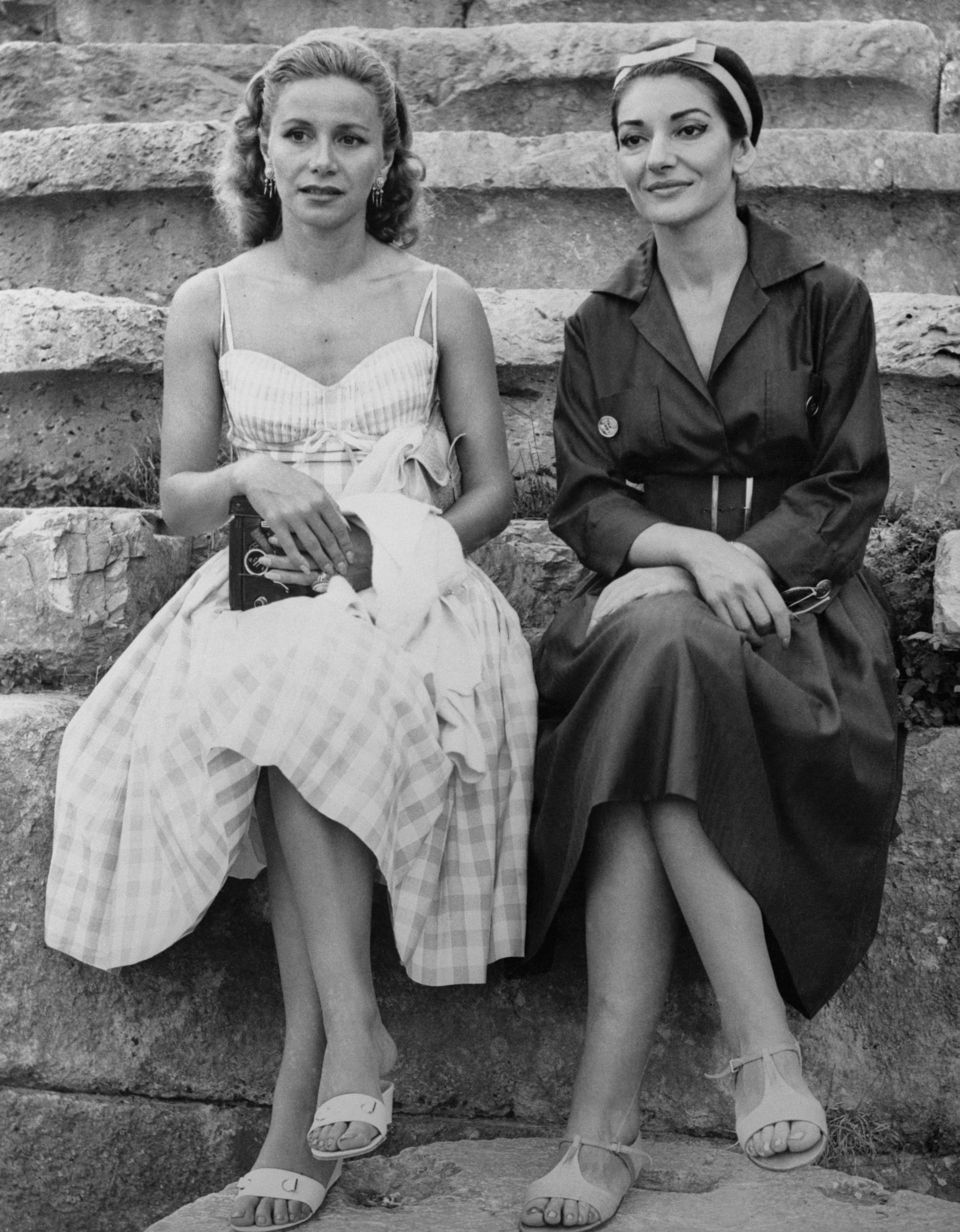 En 1959, Athina Onassis et Maria Callas, lors d’une croisière en mer Egée…