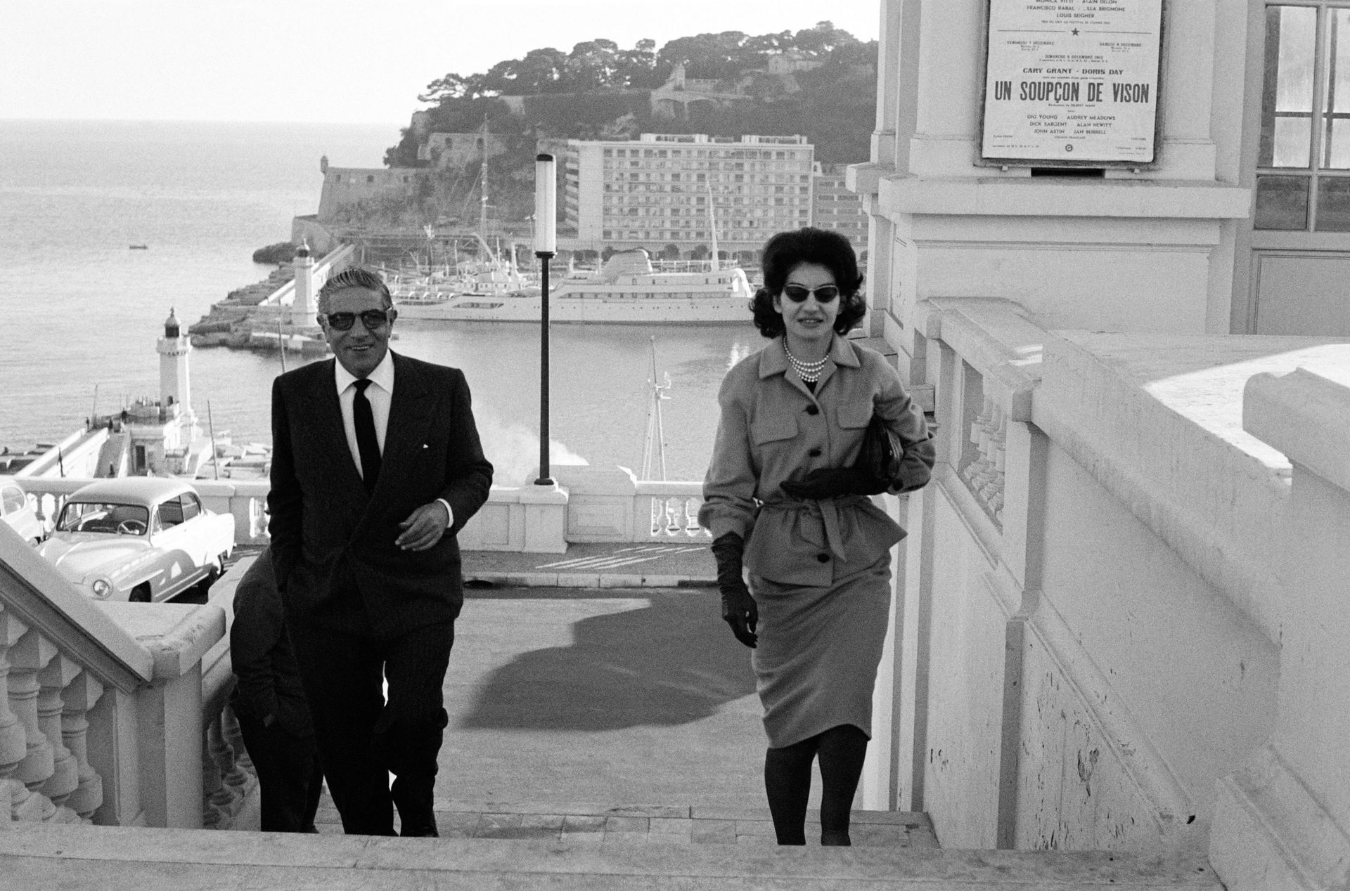 Aristote et Maria à Monte Carlo en 1960