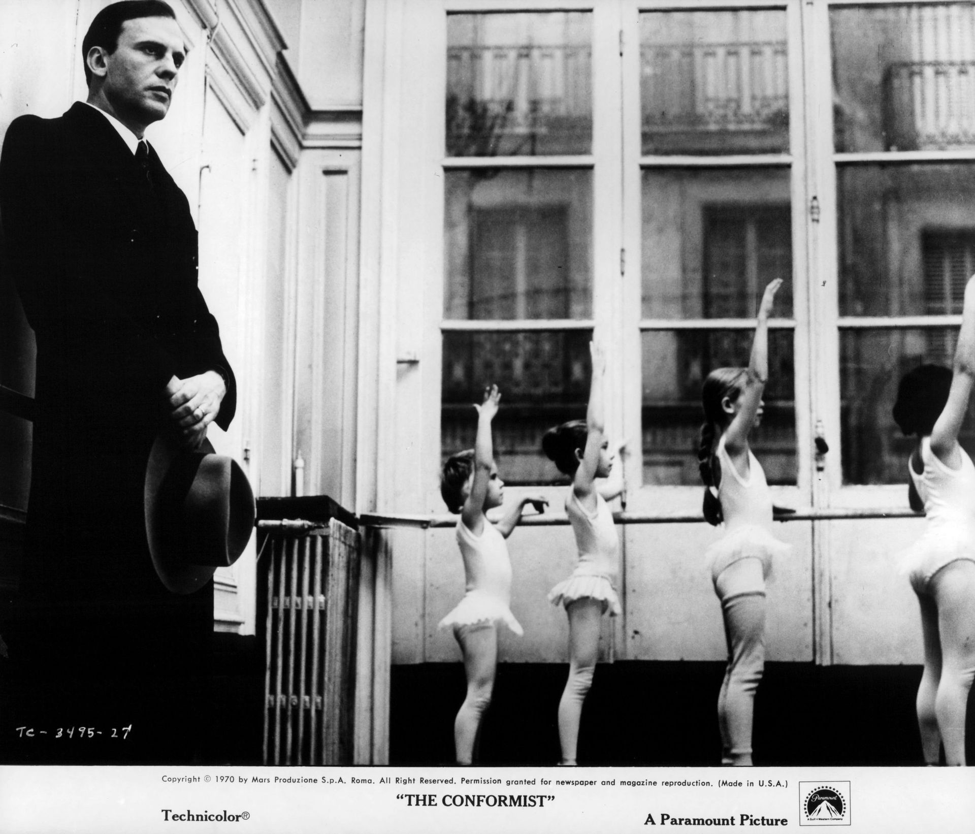 Jean-Louis Trintignant dans "Le conformiste" en 1970