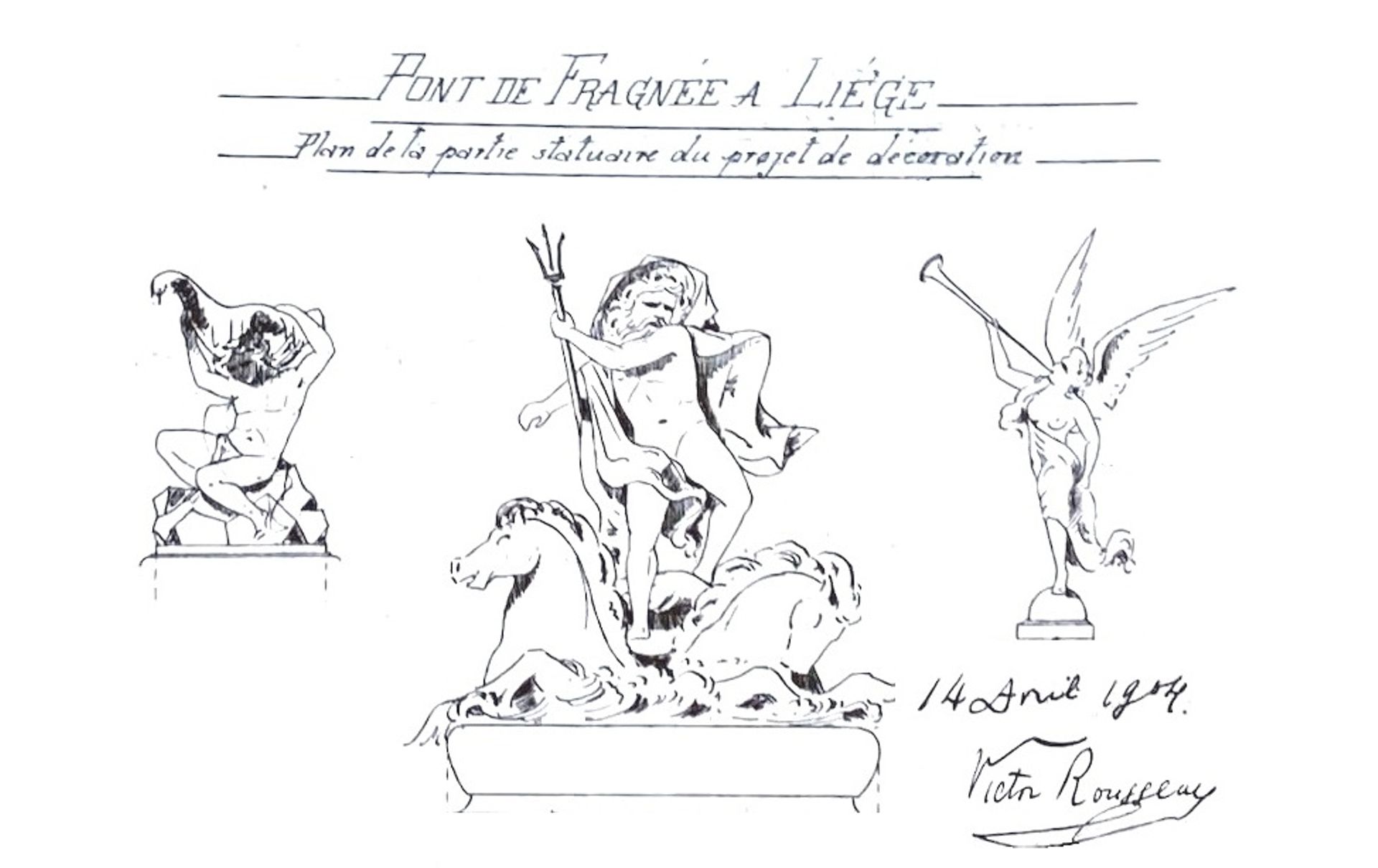Extrait des documents d'époque, collections du service public de Wallonie, anciennement ministère de l'équipement