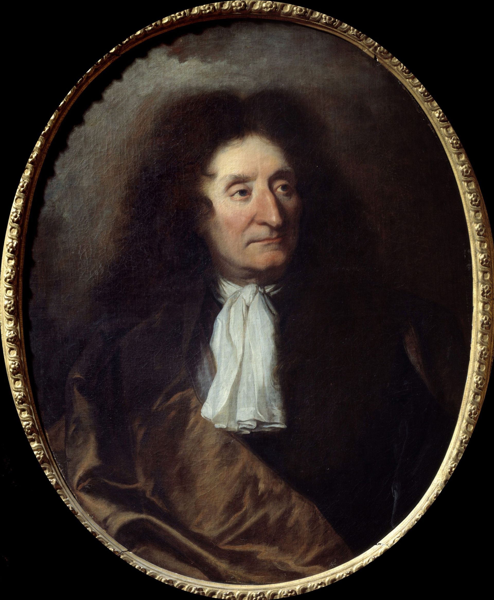 Portrait of Jean de la Fontaine by Hyacinthe Rigaud