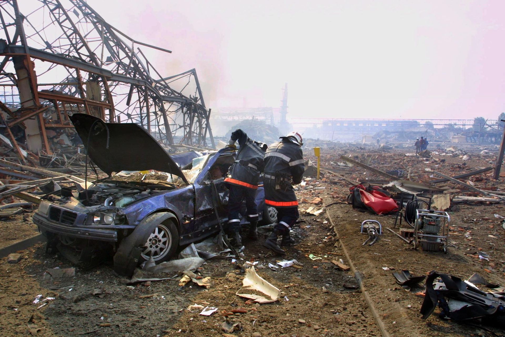 Le drame d'AZF Toulouse fit 33 morts en septembre 2001