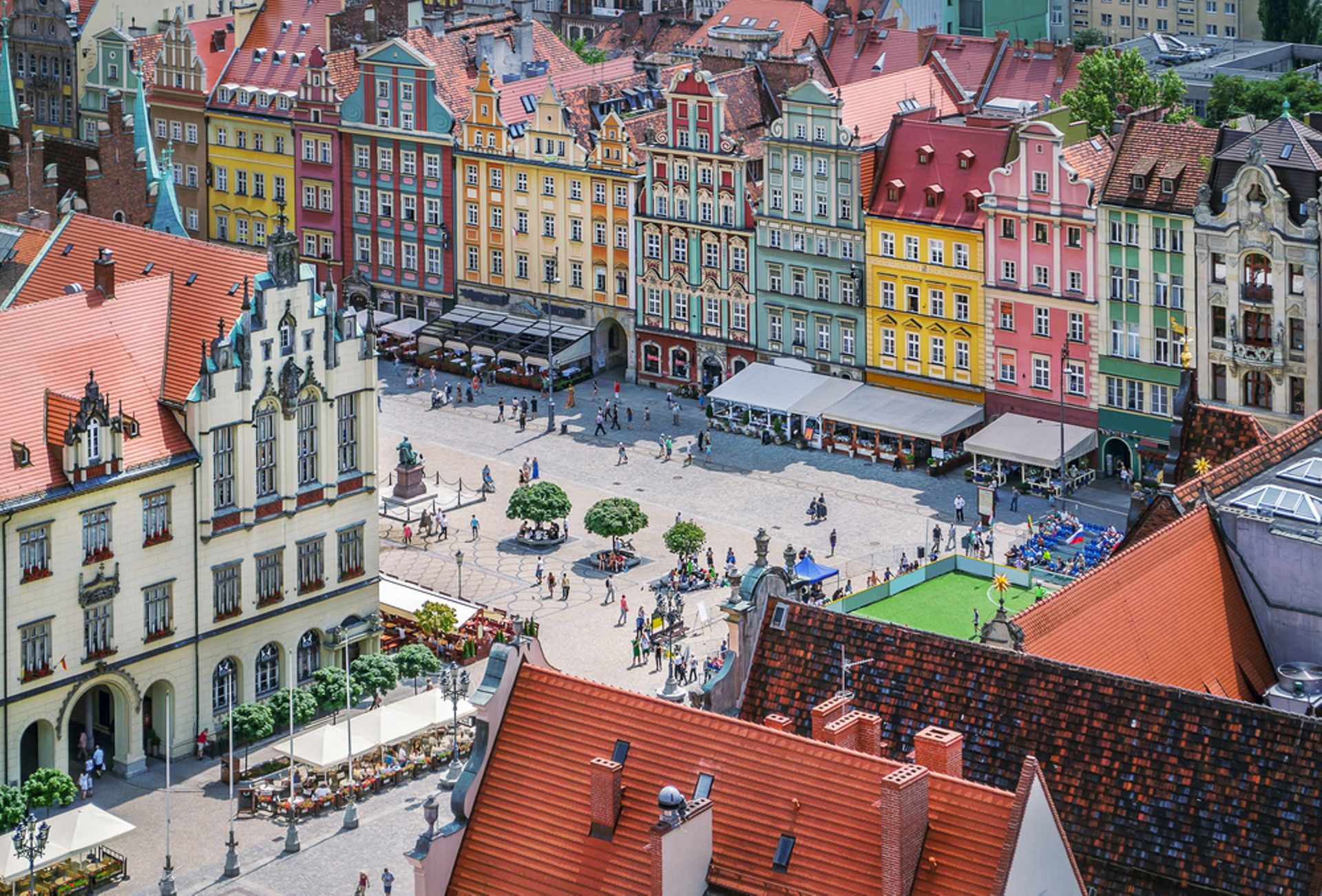 Concurrente de Prague au temps du Moyen-Age, Wroclaw est l'une des plus anciennes villes d'Europe.
