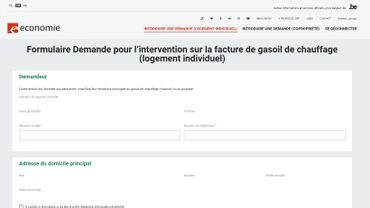 Chèque mazout : le souci technique empêchant l'envoi du formulaire