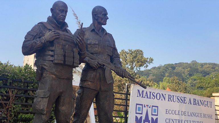 Centrafrique : une statue de l'ex-patron de Wagner Evguéni Prigojine inaugurée à Bangui