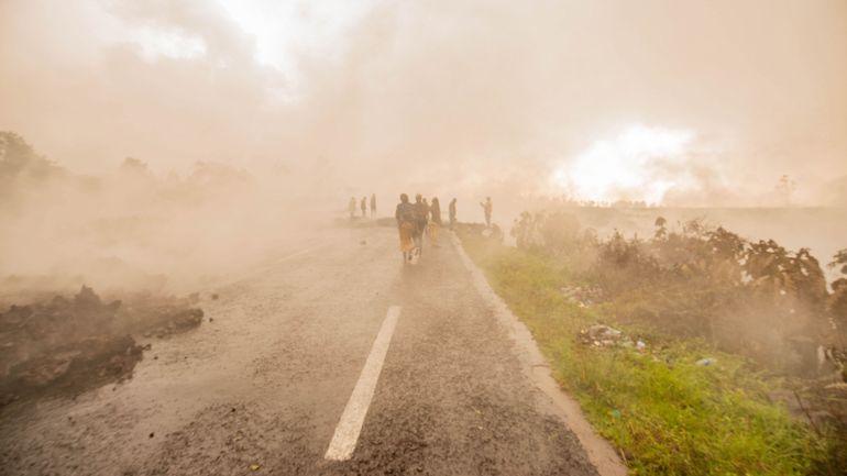 Mission près du volcan Nyiragongo : 