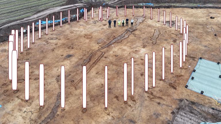 Un site archéologique, pendant de Stonehenge, découvert au Danemark