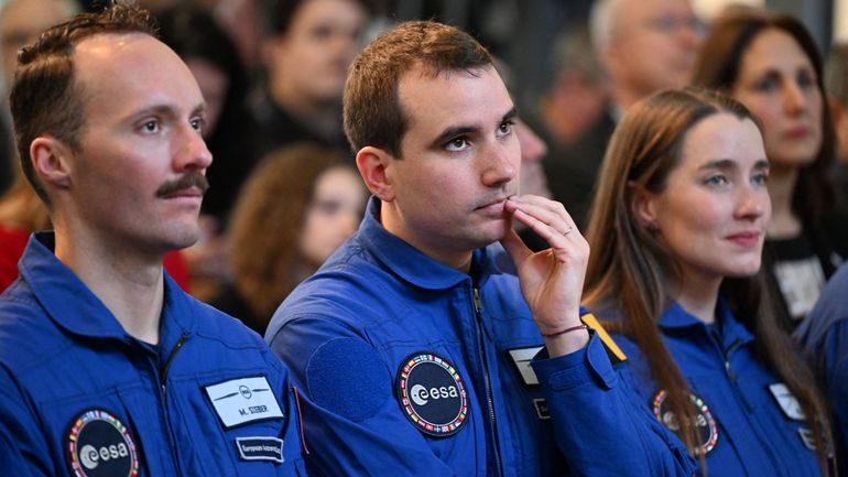 Le Belge Raphaël Liégeois a reçu son diplôme d'astronaute à l'ESA : 