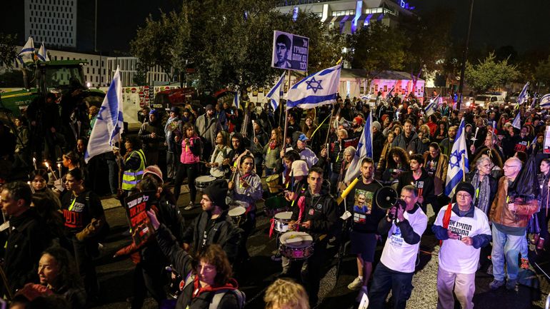 Guerre Israël-Gaza : manifestation à Jérusalem pour réclamer un nouvel accord permettant la libération d'otages