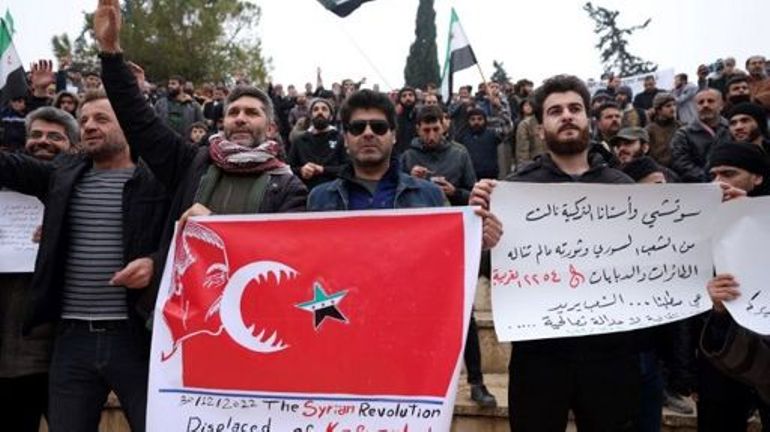 Syrie : manifestations dans le nord contre une possible entente entre Damas et Ankara