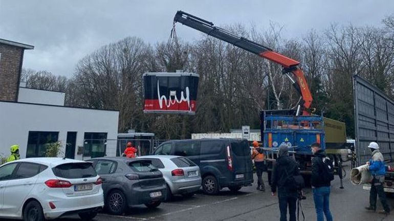 Les nouvelles cabines du téléphérique sont arrivées à Huy